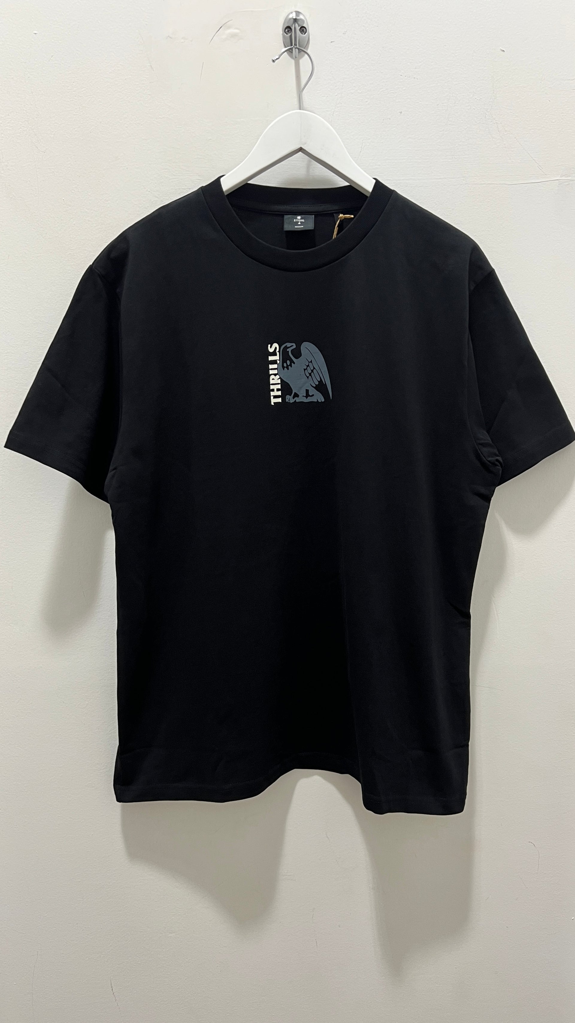 HEAVY TIMES MERCH FIT TEE BLACK