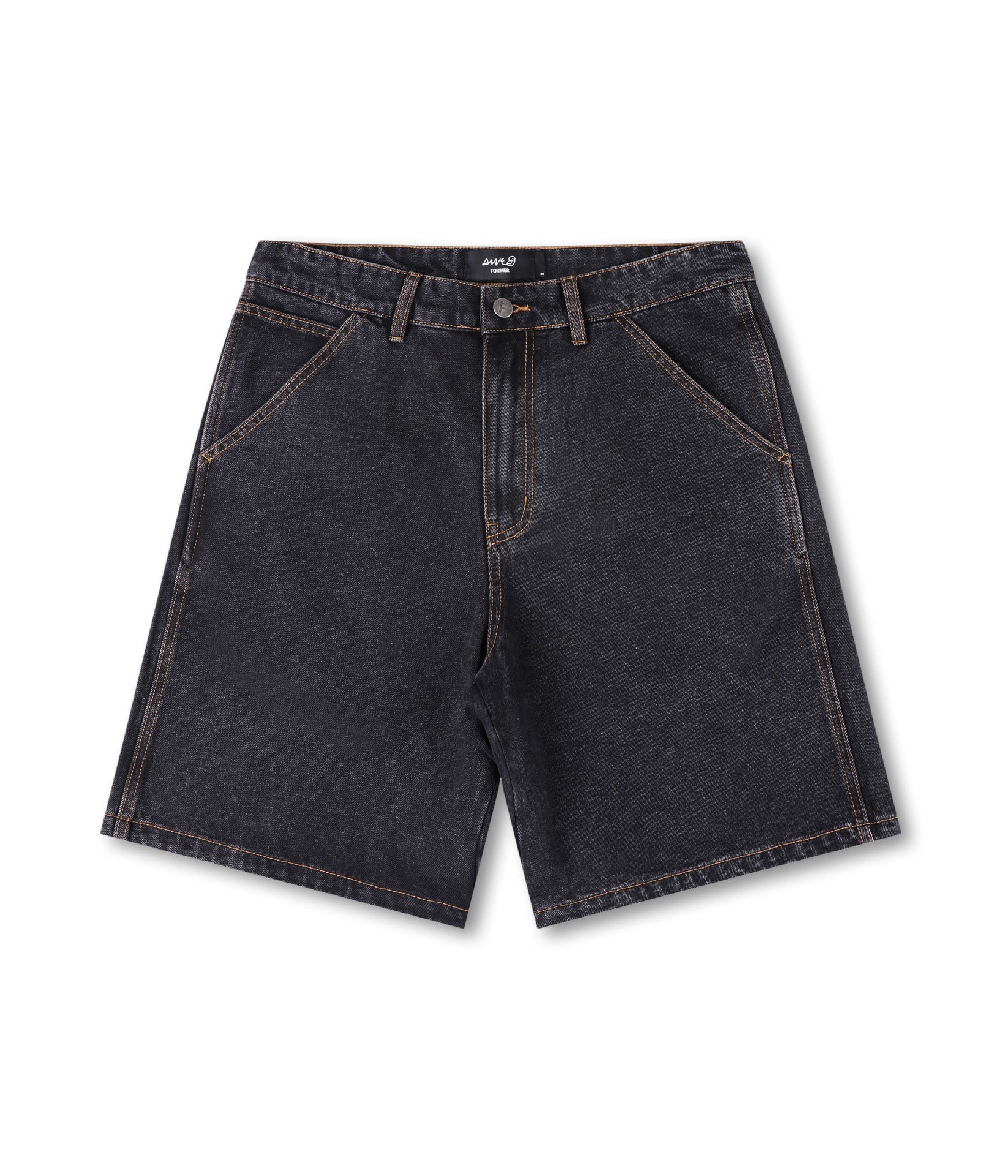 REYNOLDS 21 DENIM WALKSHORT WASHED BLACK