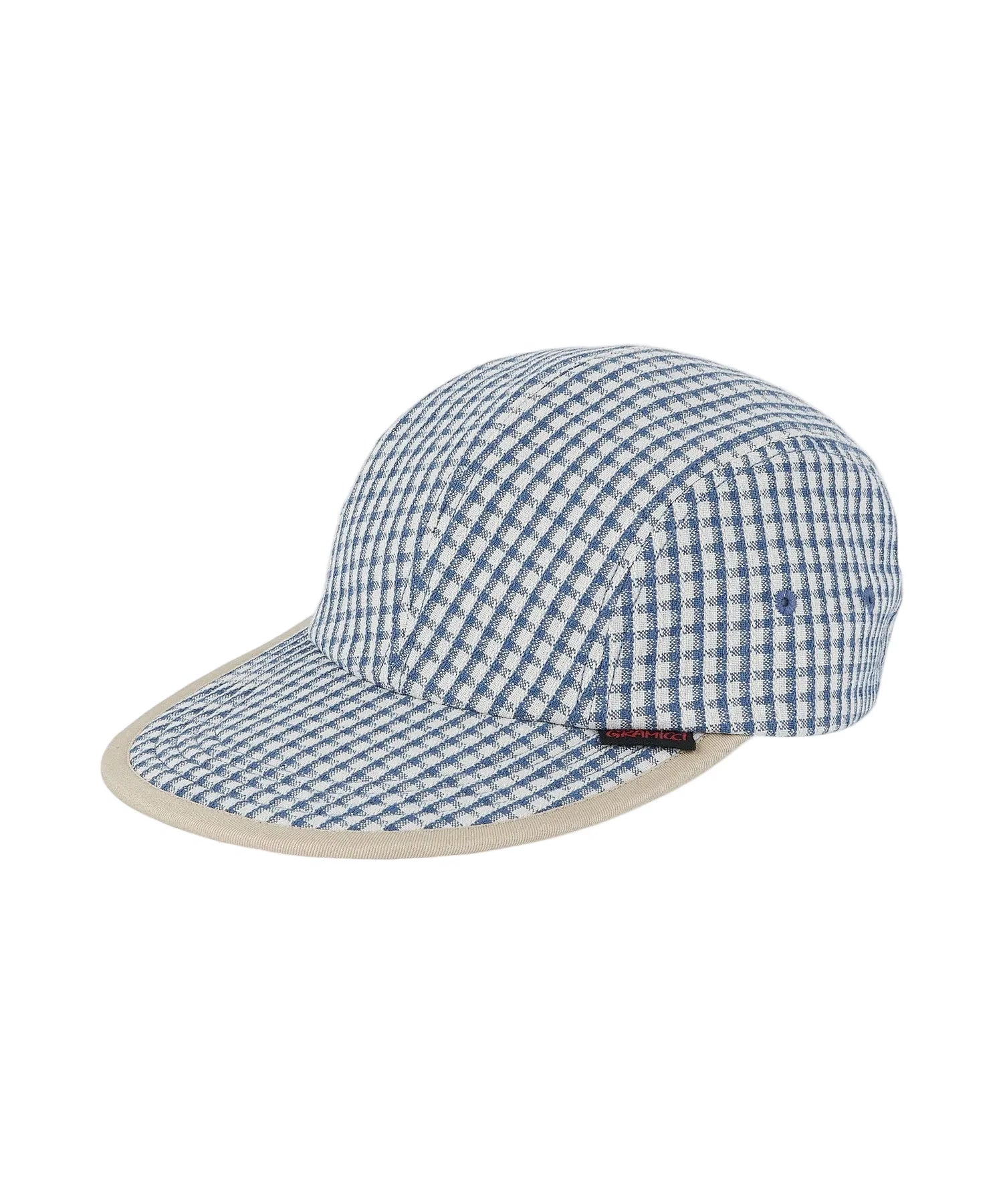 DOBBY PLAID LONG BILL CAP ROYAL