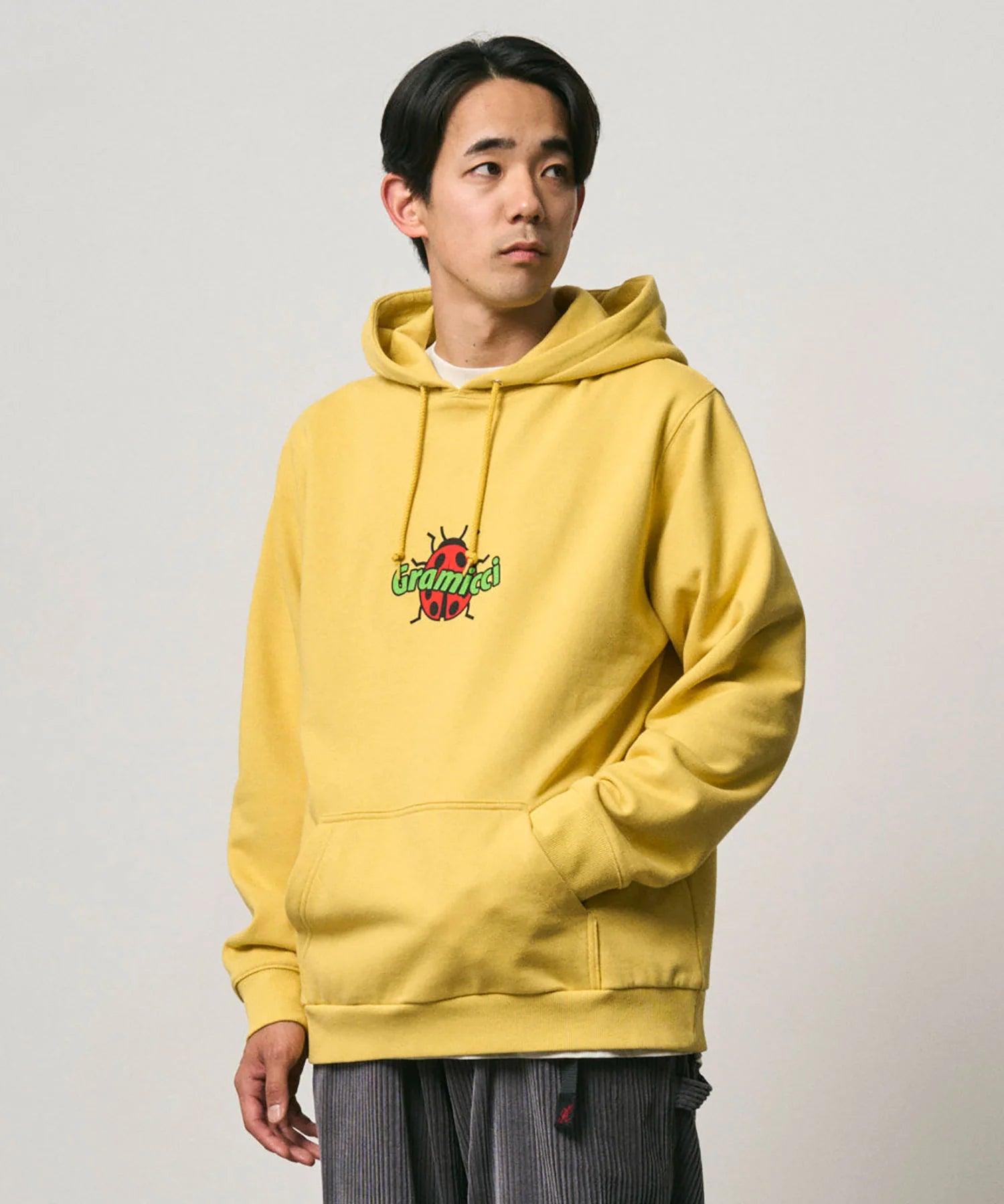 LADYBUG HOODED SWEATSHIRT YELLOW