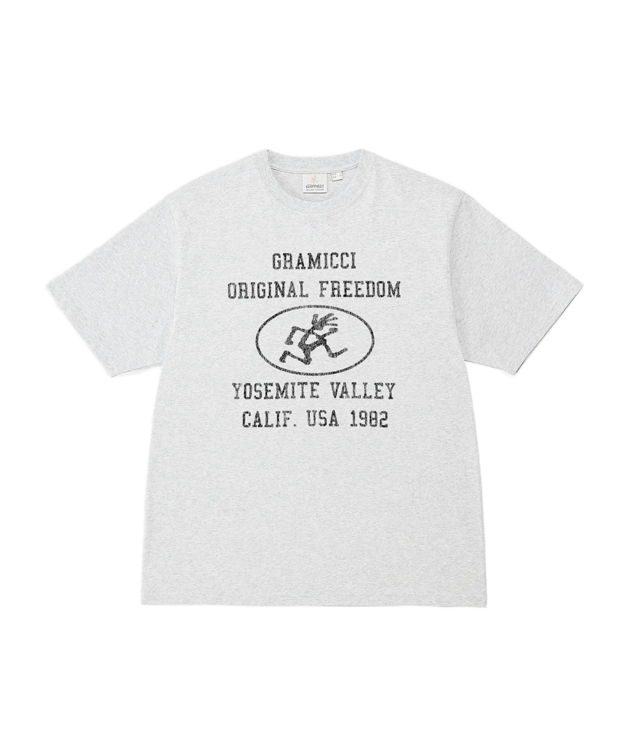 YOSEMITE VALLEY TEE ASH HEATHER
