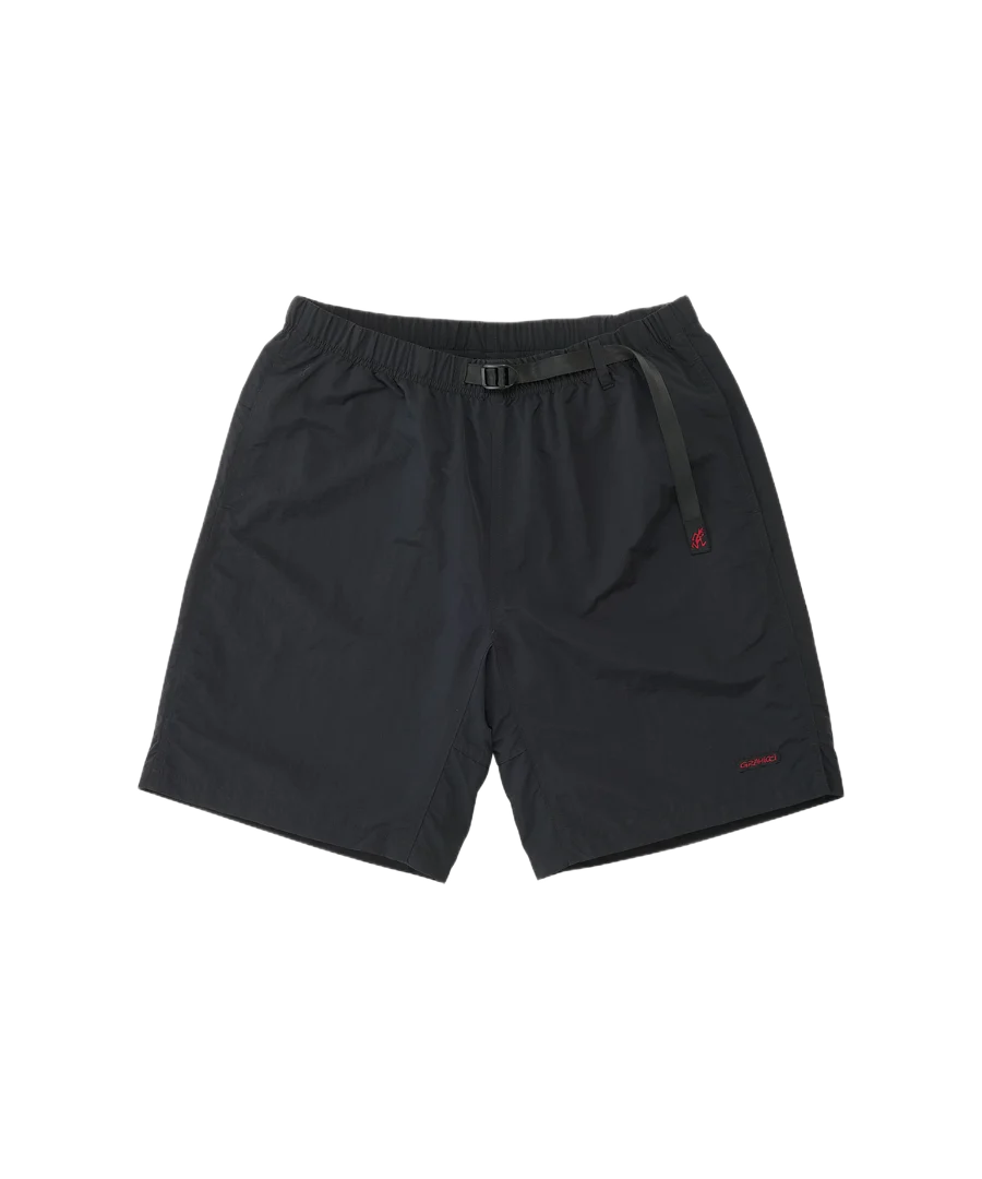 NYLON PACKABLE G SHORT BLACK