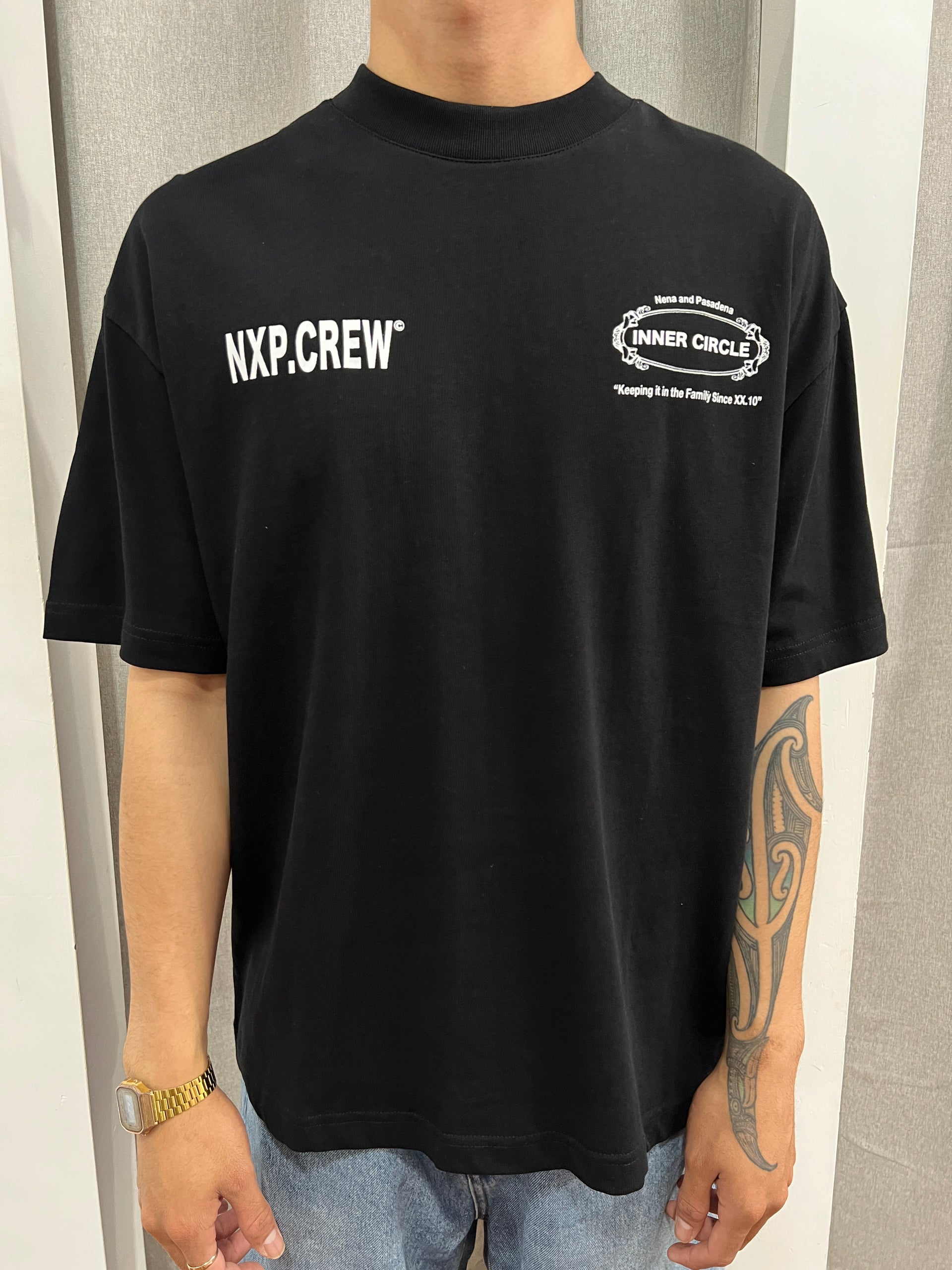 INDEX HEAVY STREET TEE JET BLACK