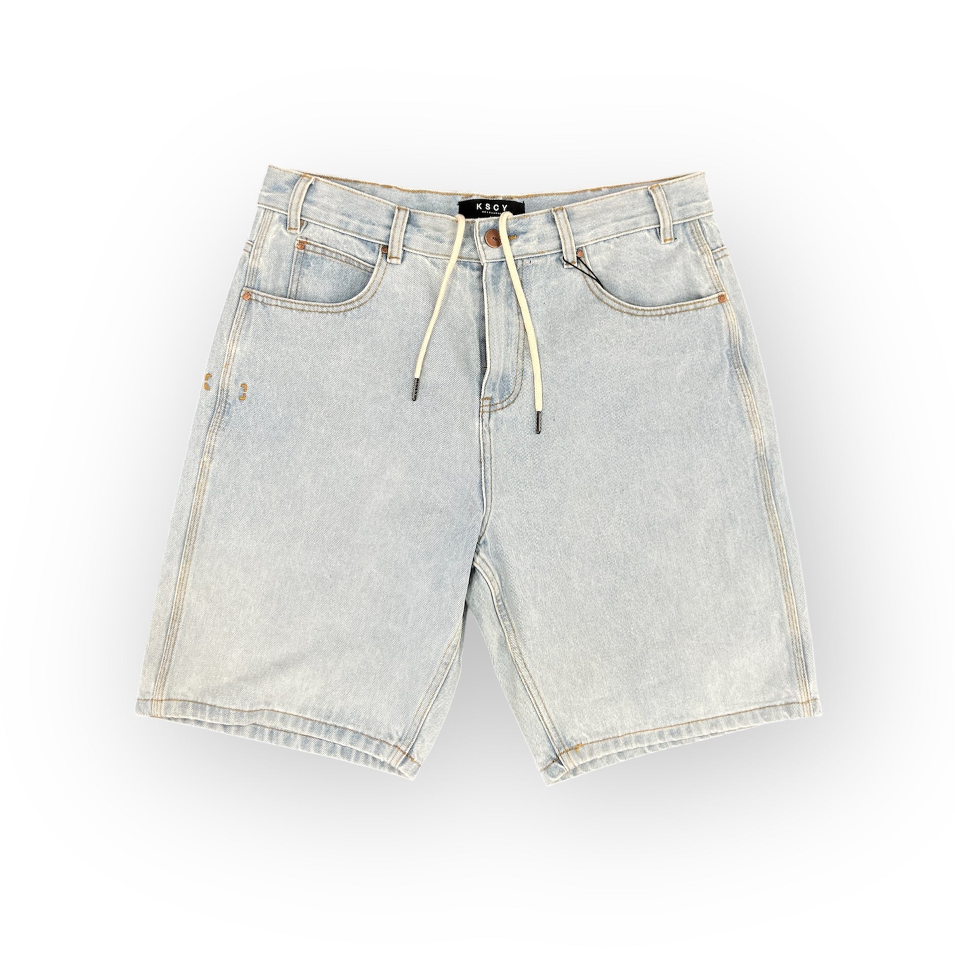 HYSON BAGGY DENIM SHORTS LIGHT BLUE