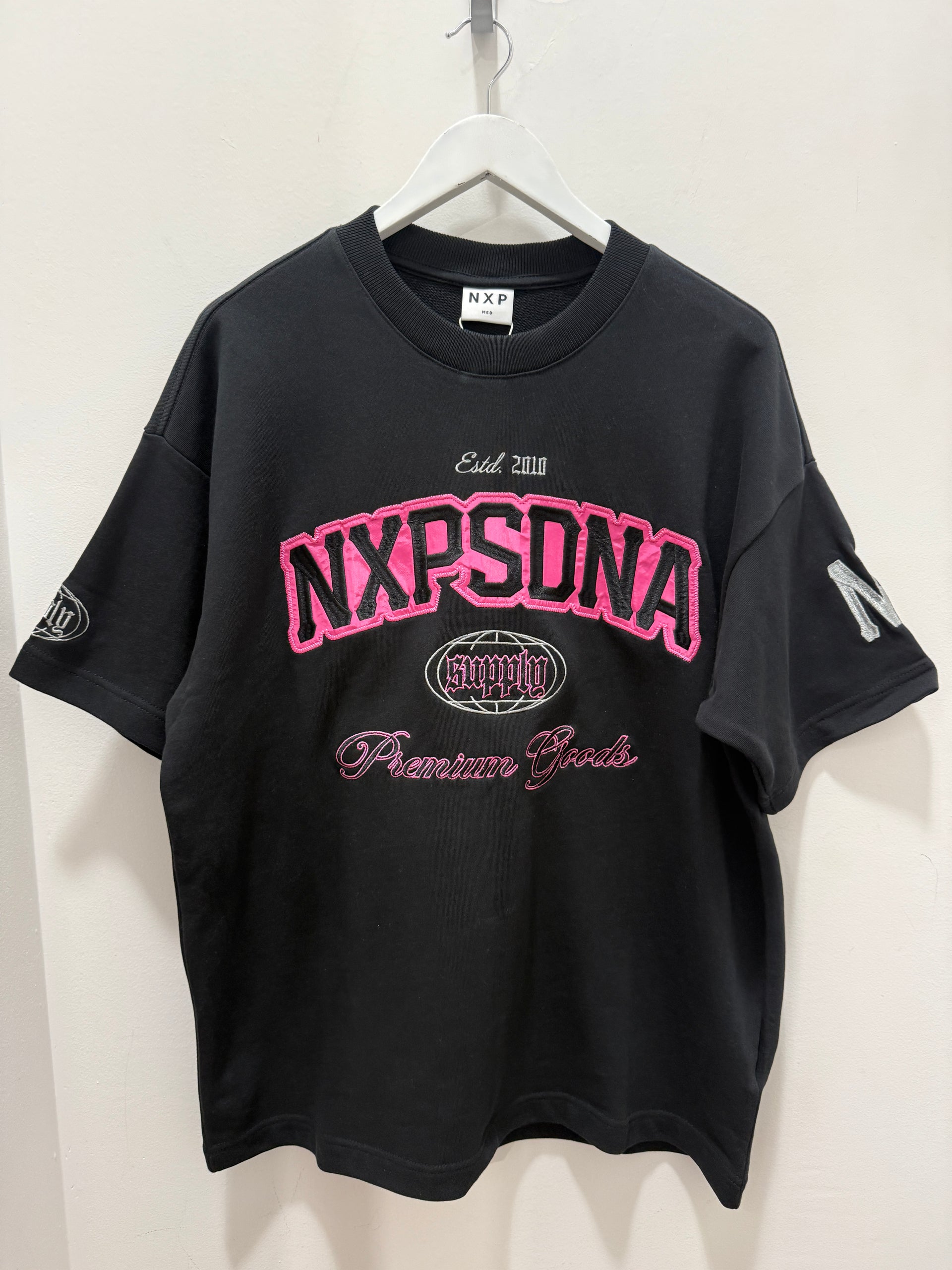 FOCUS LOOPBACK RAPTOR TEE BLACK