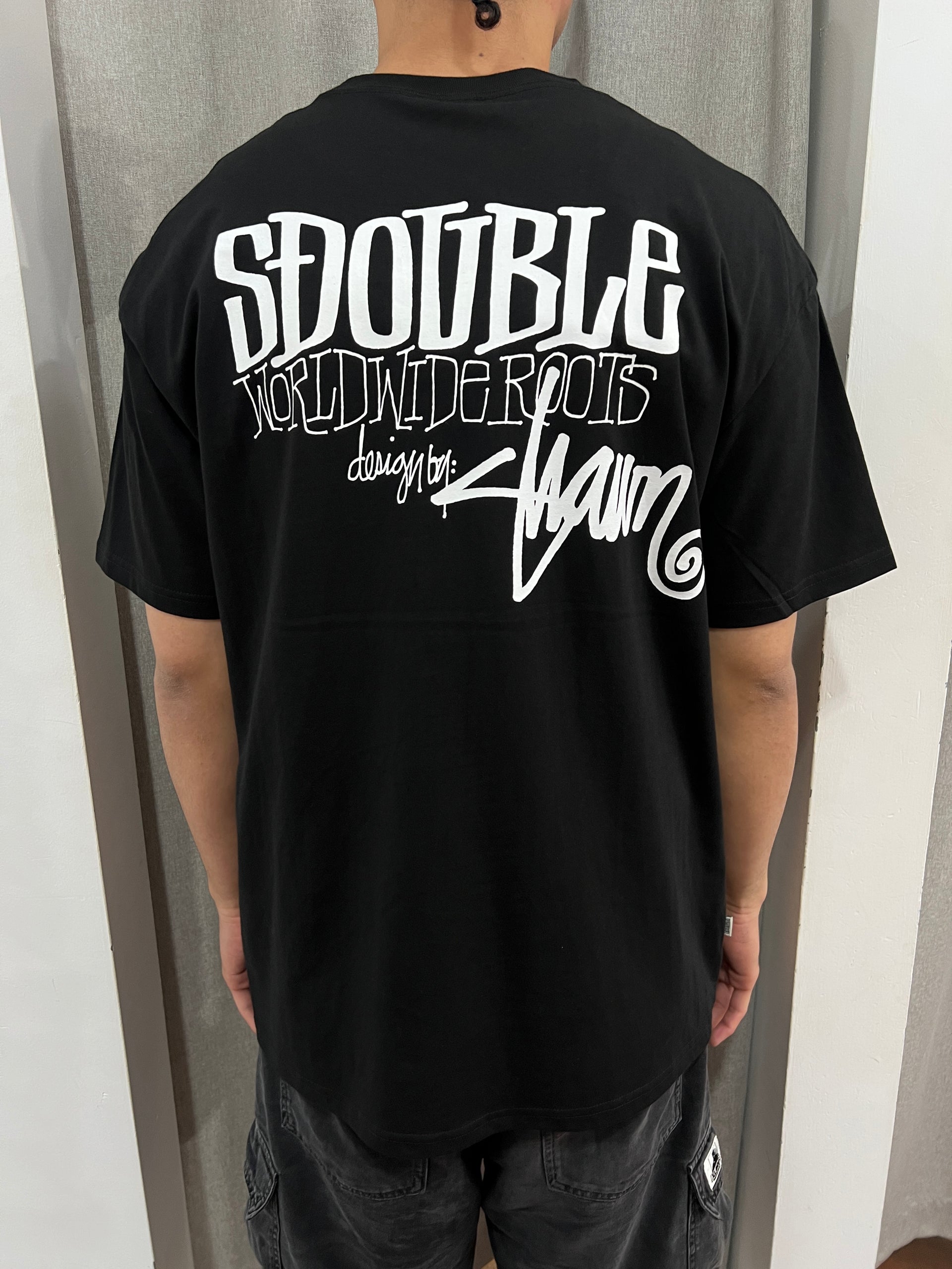 WORLD WIDE ROOTS TEE BLACK