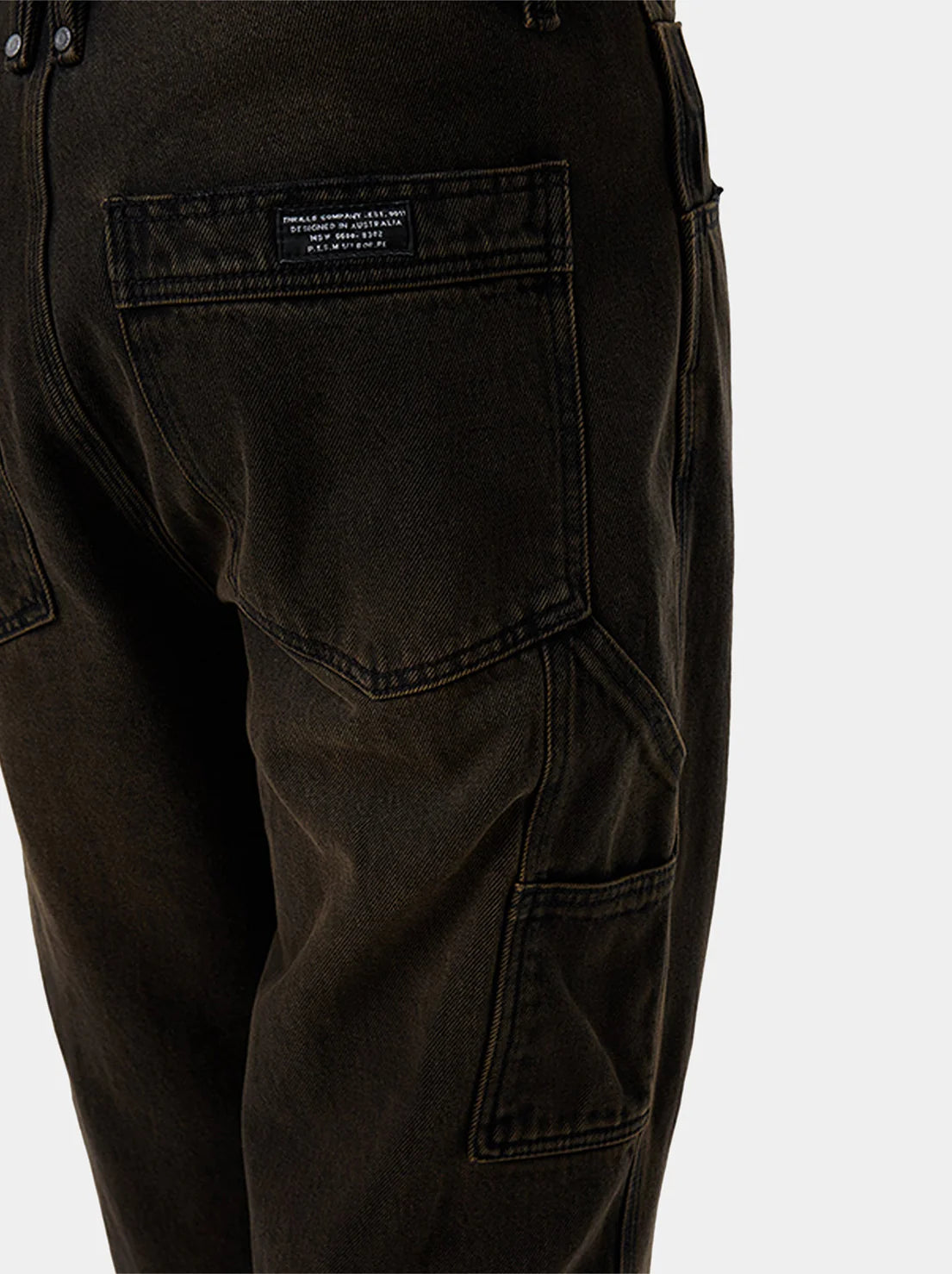 CARPENTER BIG SLACKER JEAN DIRTY OLIVE BLACK