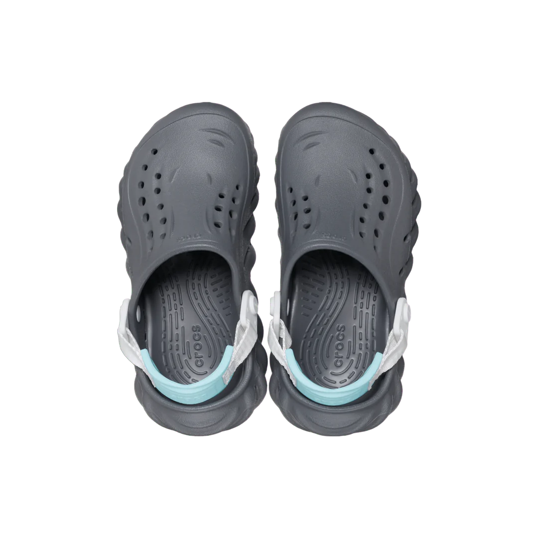 KIDS ECHO CLOG SLATE GREY/MULTI