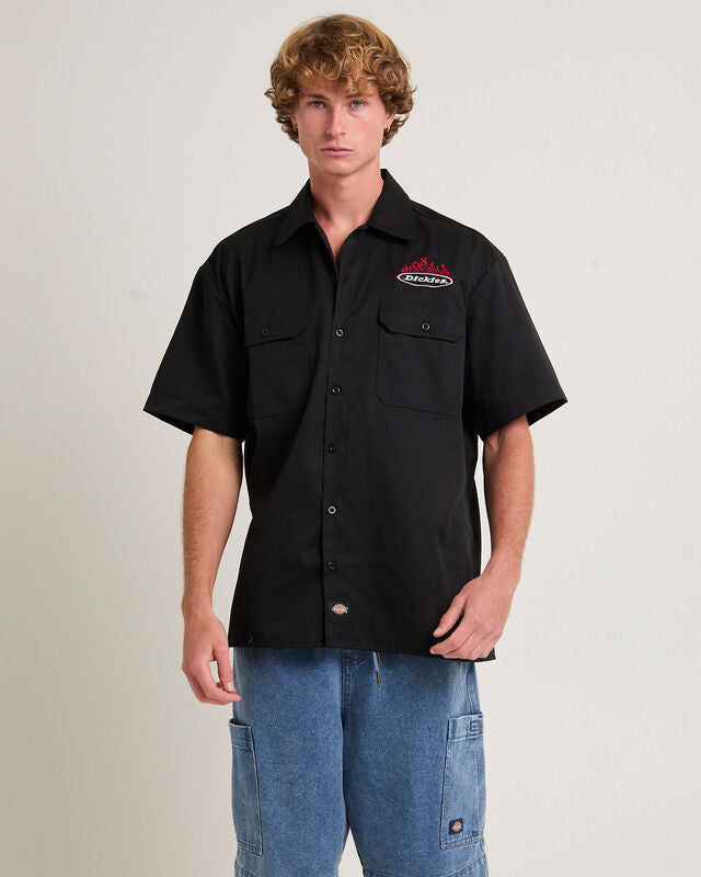 FIRE BOY SS SHIRT BLACK