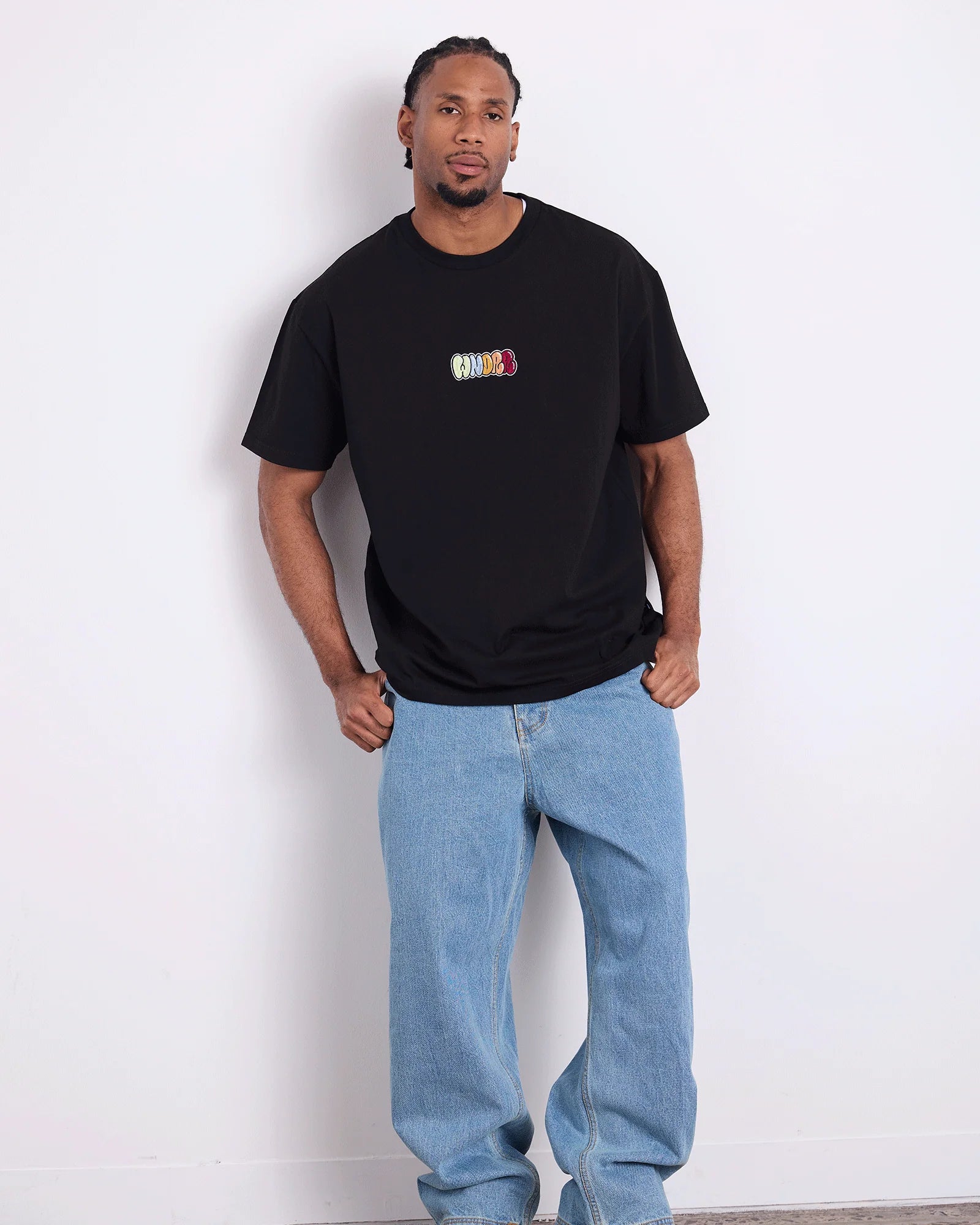 BLISSFUL BOX FIT TEE BLACK