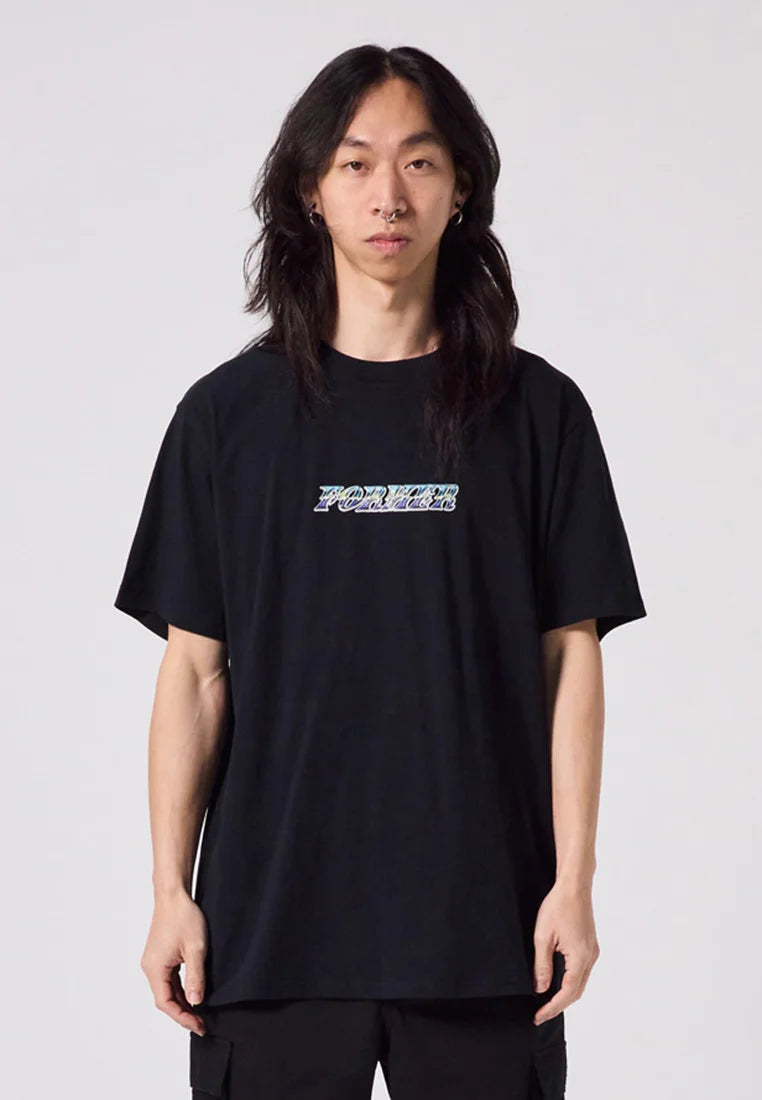 FOIL TEE BLACK