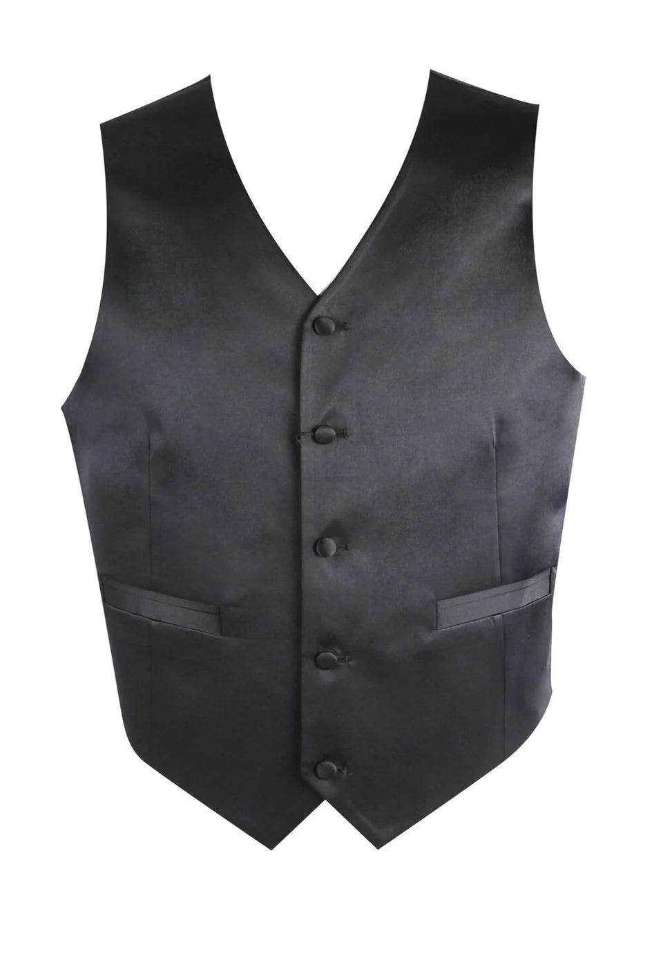 AMBASSADOR SATIN VEST BLACK