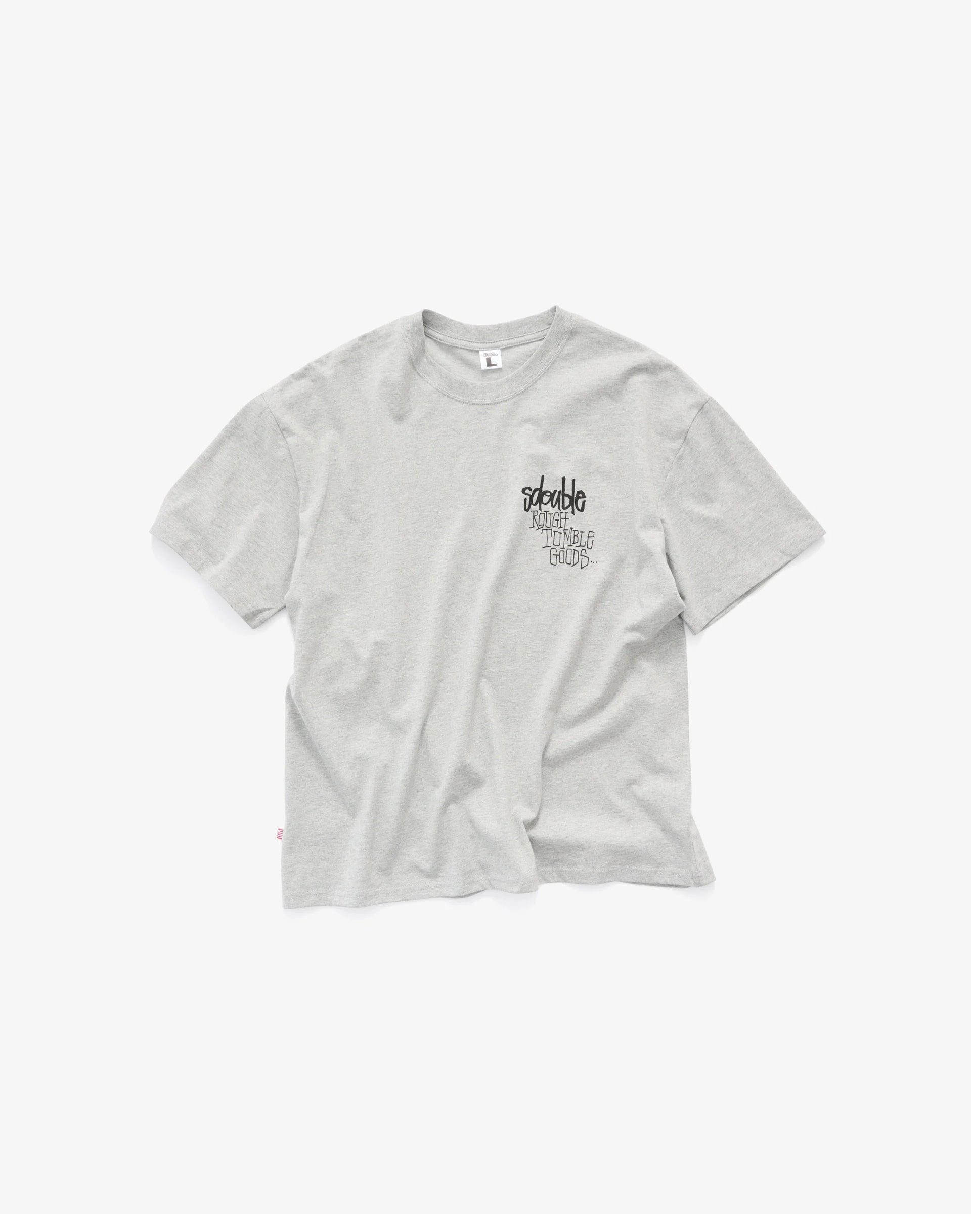ROUGH AND TUMBLE TEE GREY HEATHER