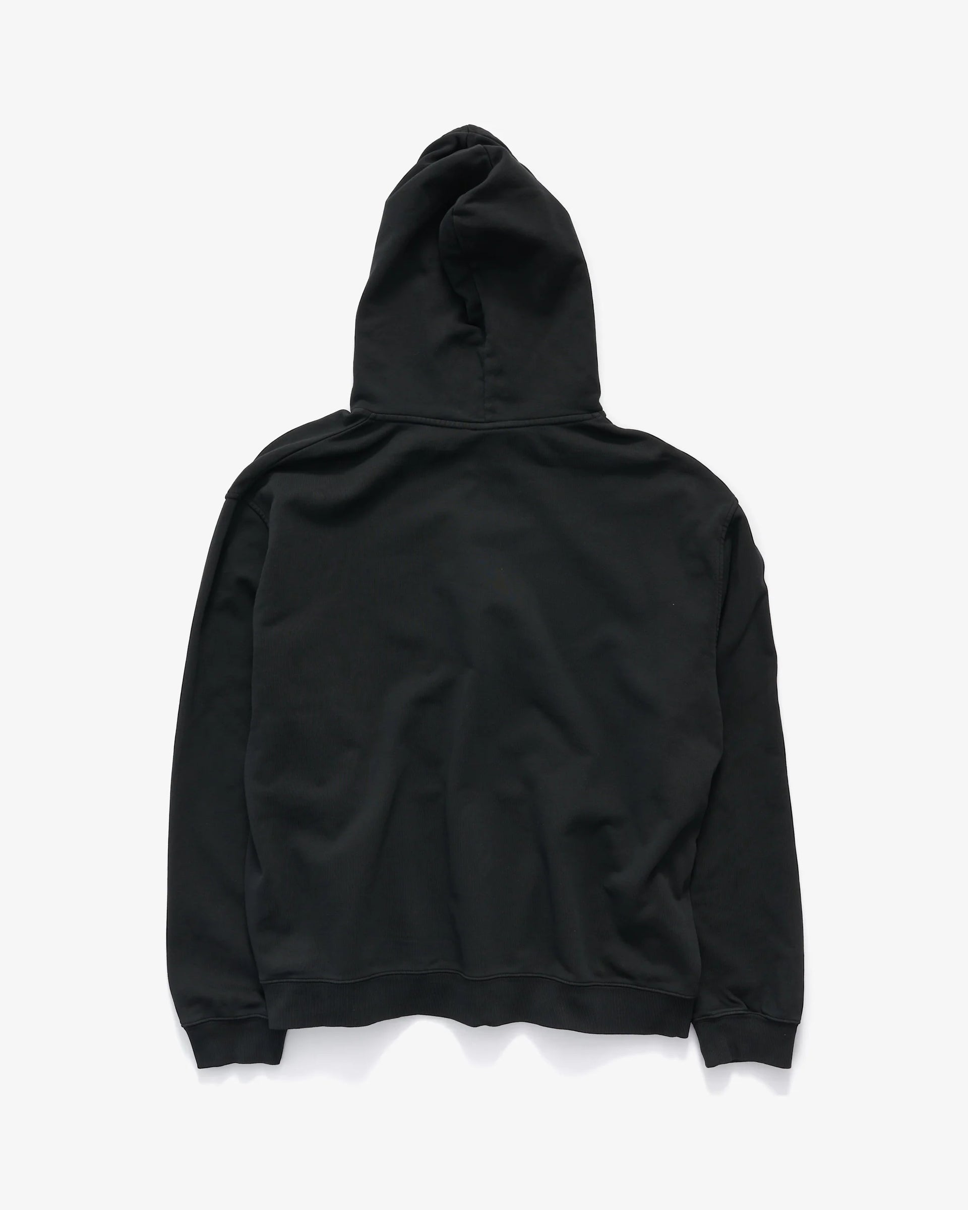 BIG BLOCK PULLOVER HOODIE OVERDYE BLACK