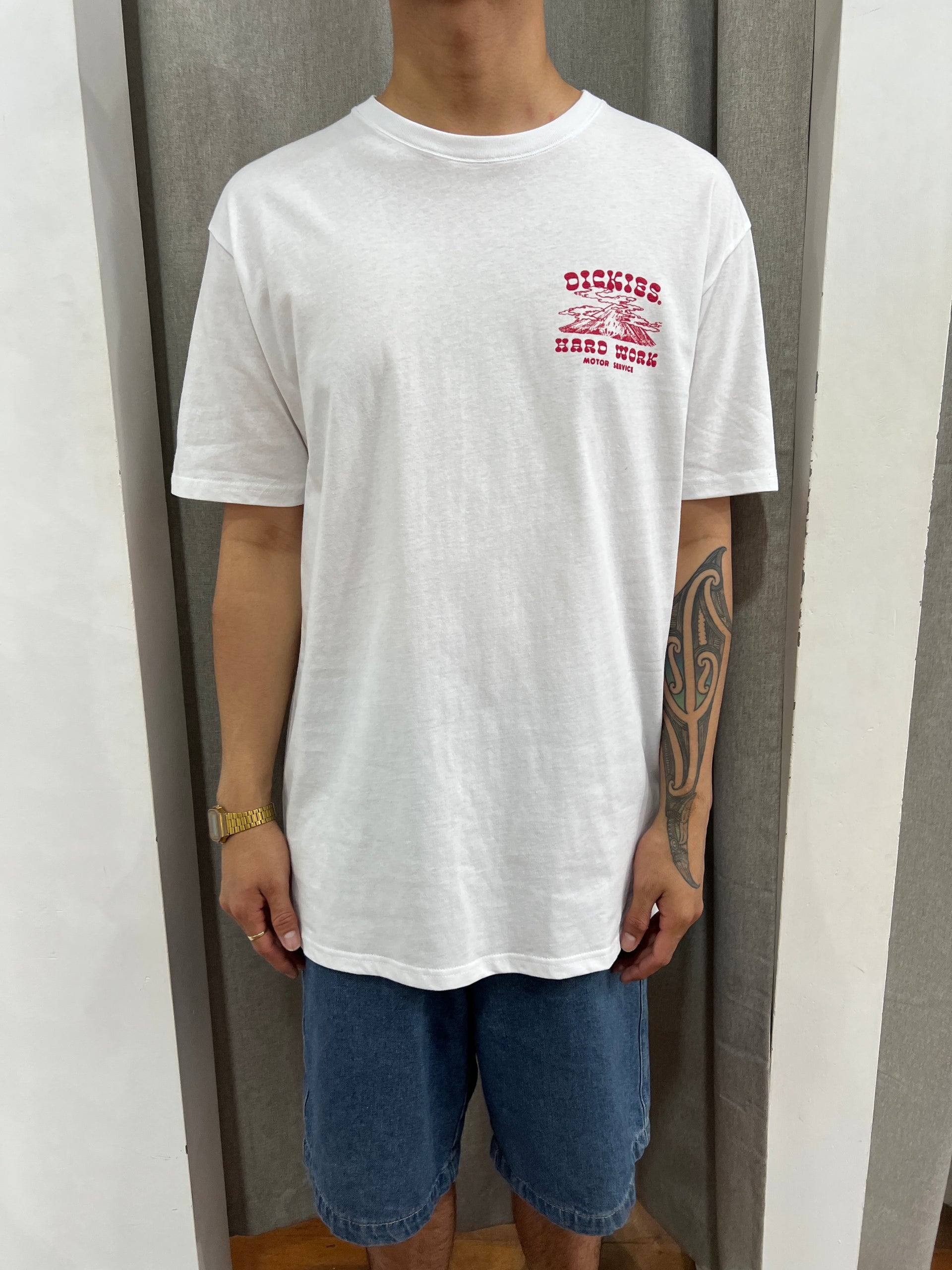 MOTOR SERVICE TEE WHITE