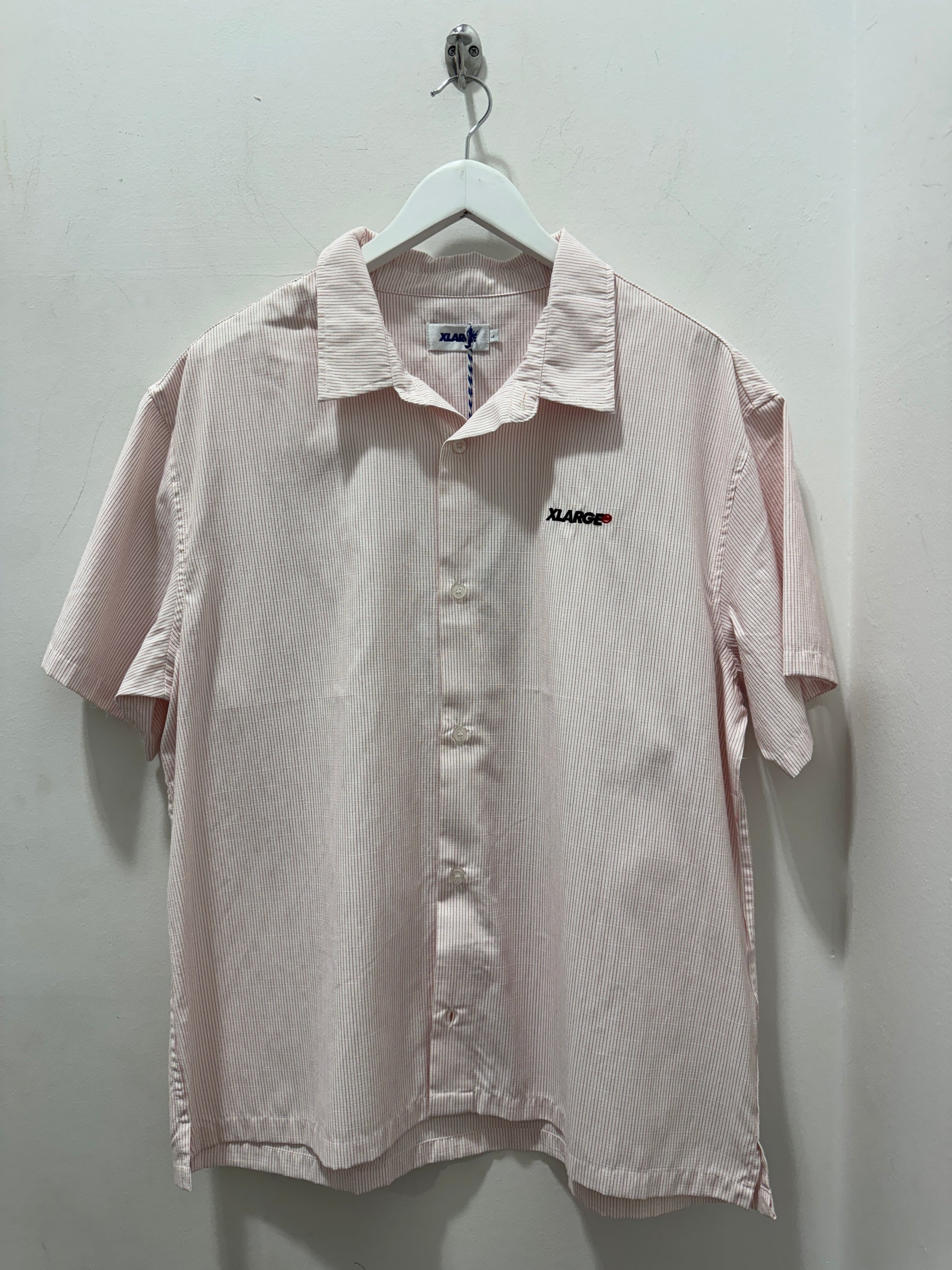 91 OXFORD SS SHIRT - RED STRIPE