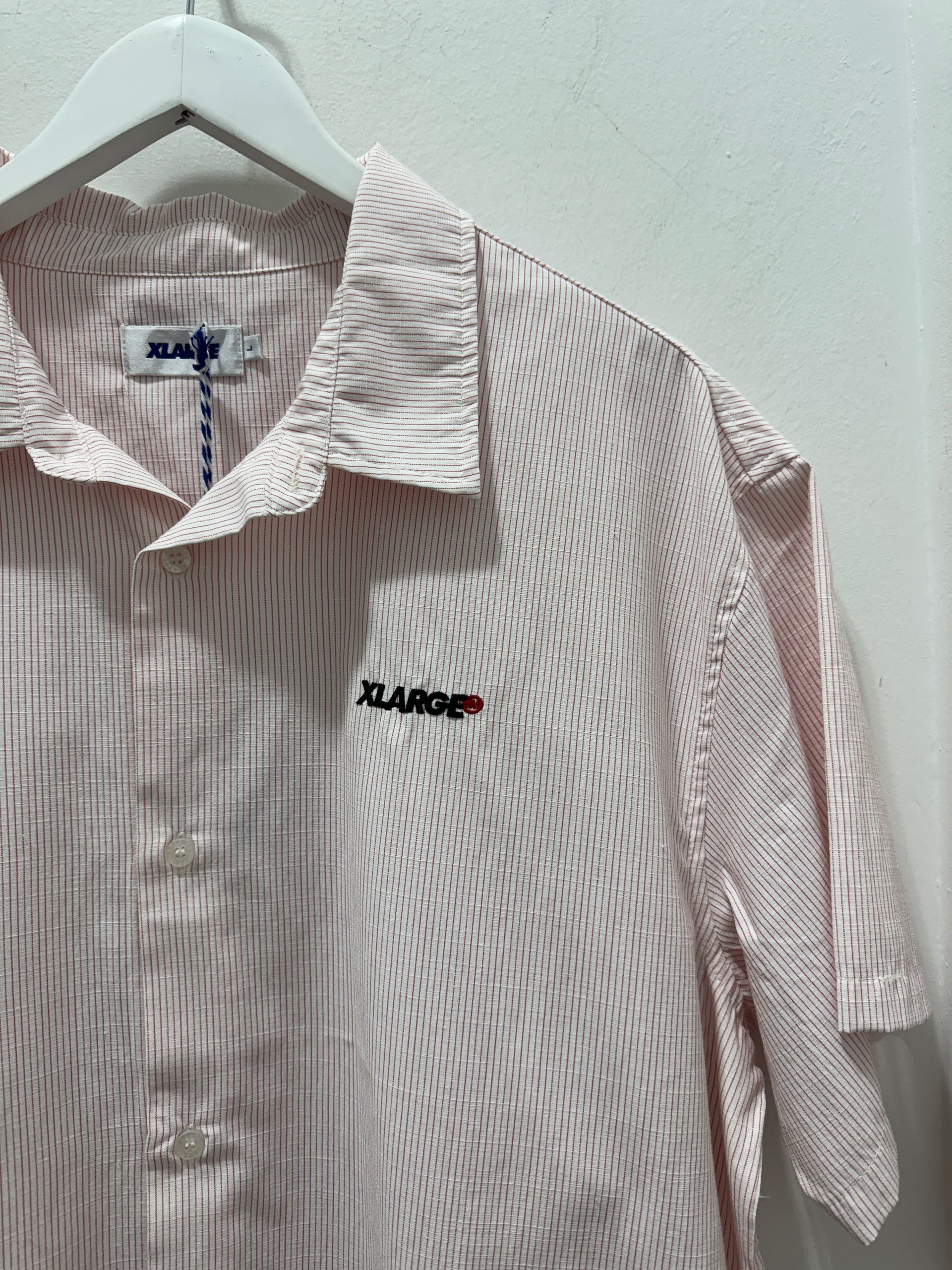 91 OXFORD SS SHIRT - RED STRIPE