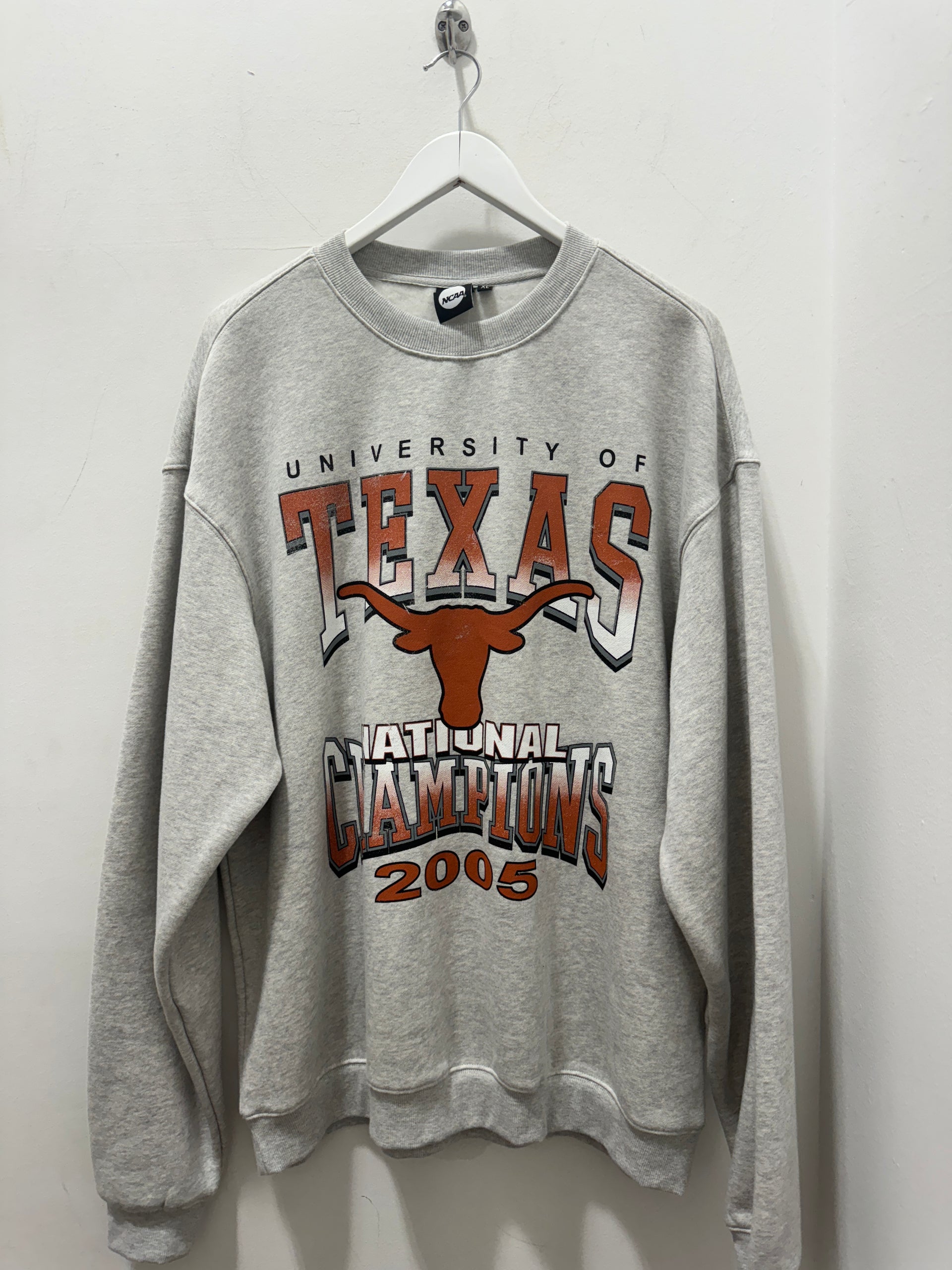 VINTAGE CHAMPS CREW TEXAS GREY MARLE