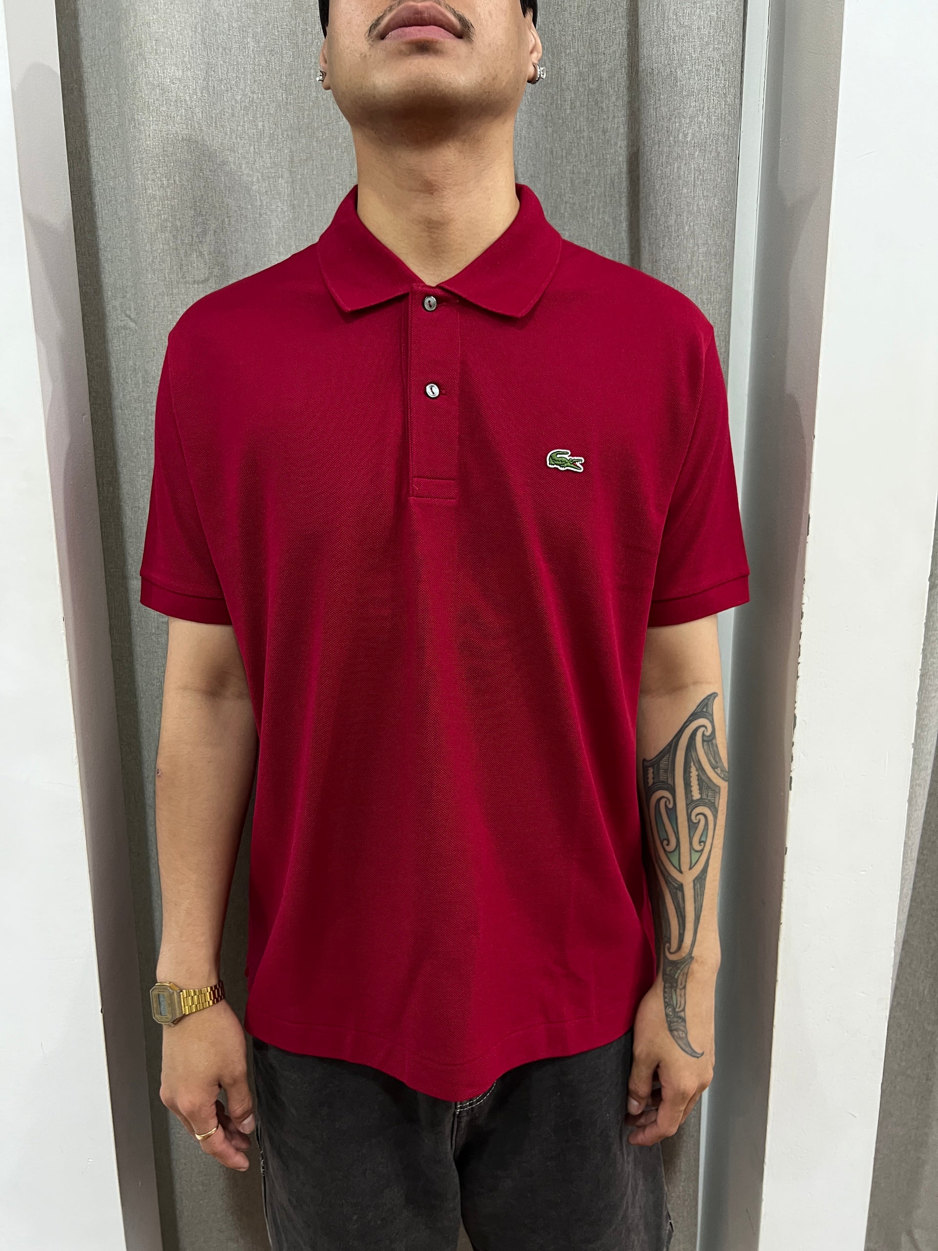 L1212 CLASSIC FIT POLO BORDEAUX