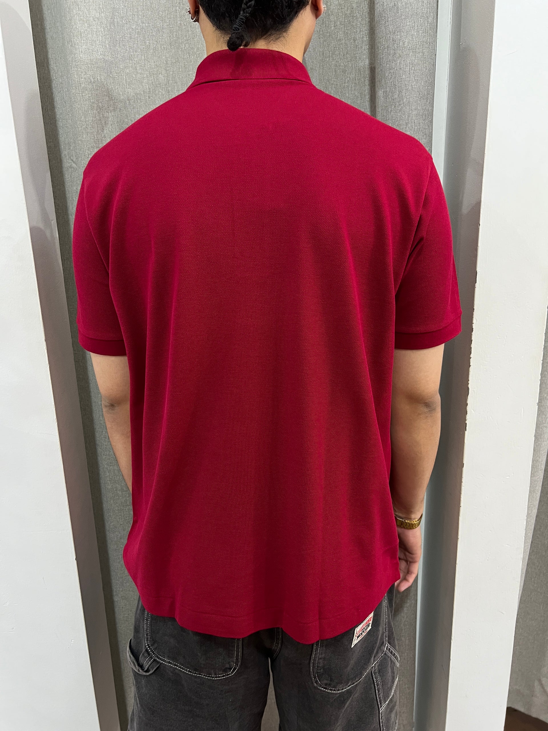 L1212 CLASSIC FIT POLO BORDEAUX