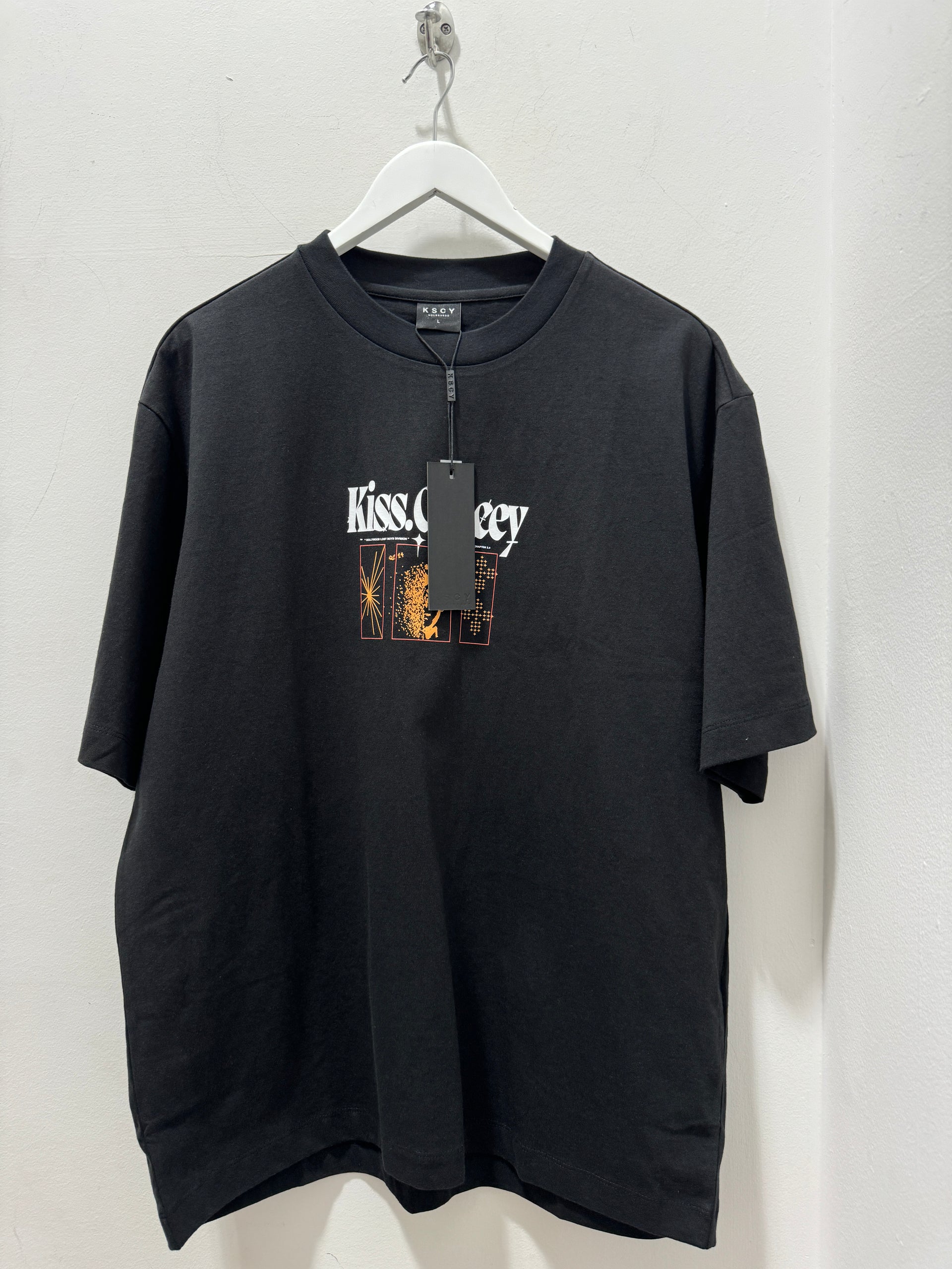 FRAMED GAME HEAVY TEE - JET BLACK