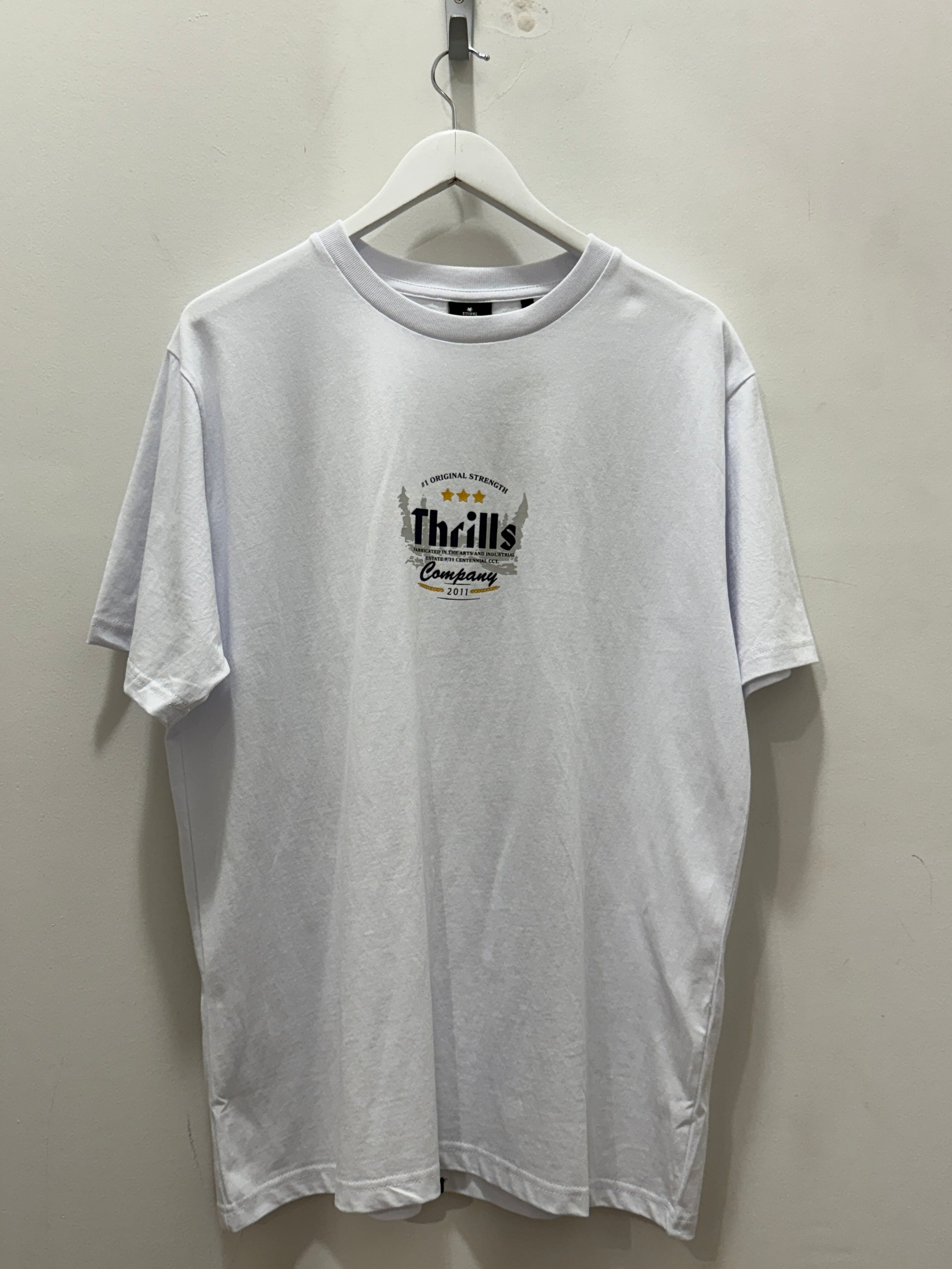 OG STRENGTH MERCH FIT TEE WHITE