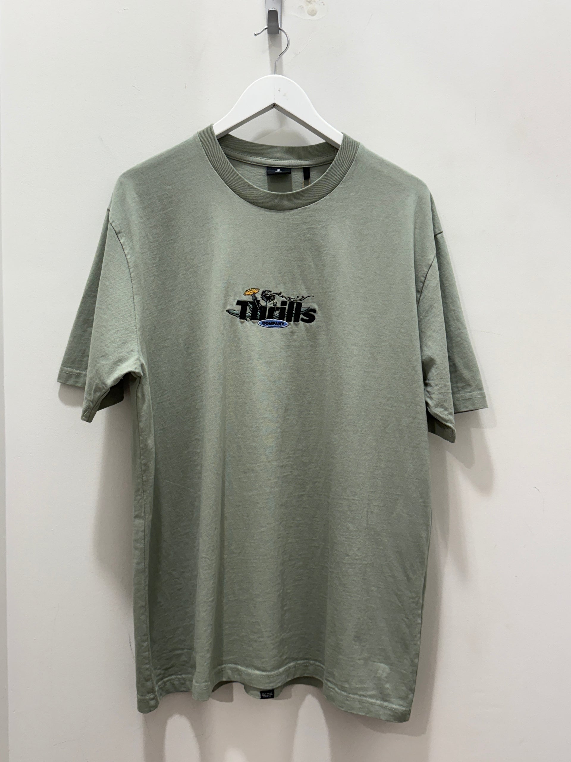 MAKE A WISH OVERSIZE FIT TEE DIRTY SAGE