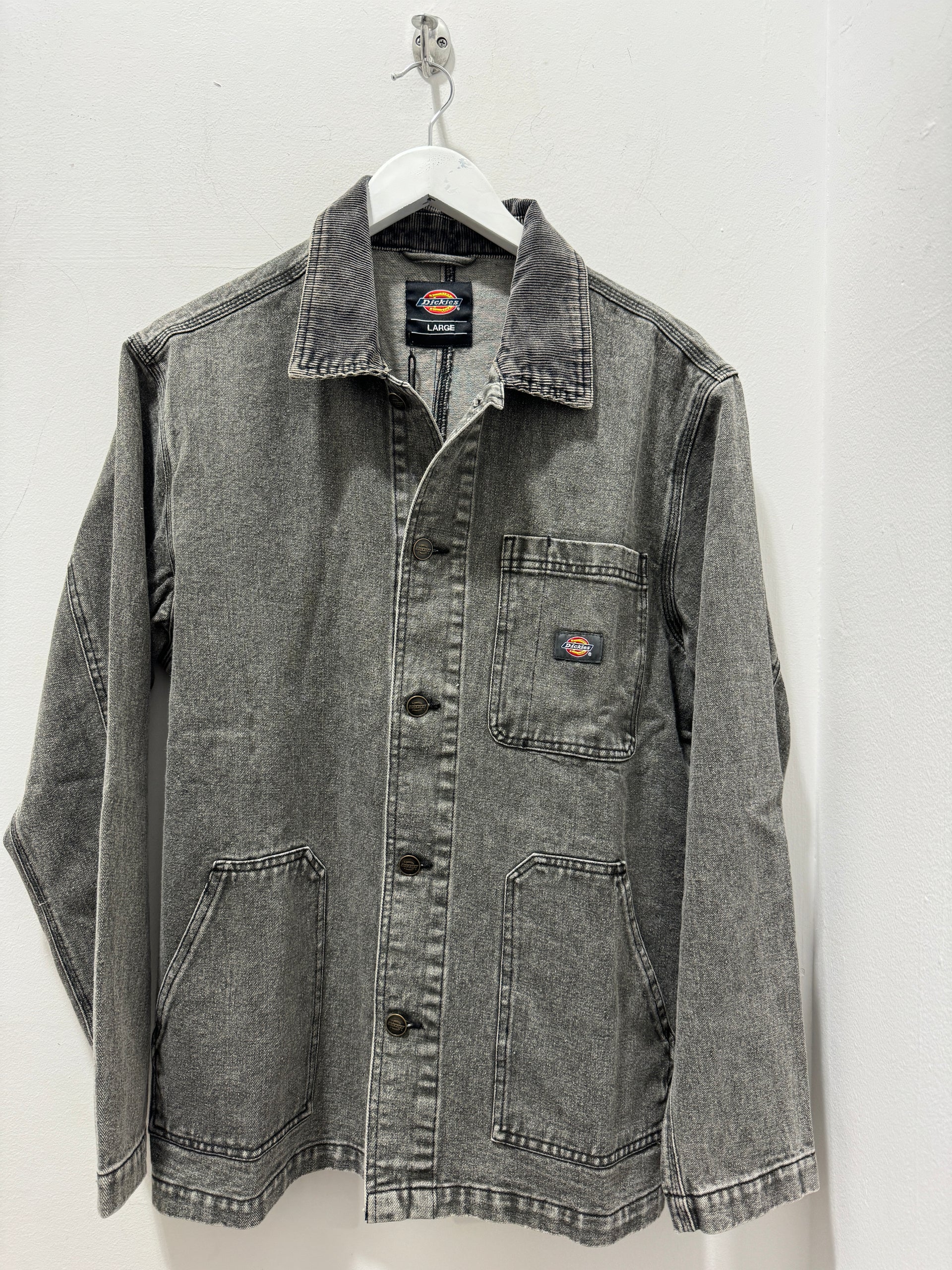 FAIR OAKS AGED DENIM JACKET STONE WASHED