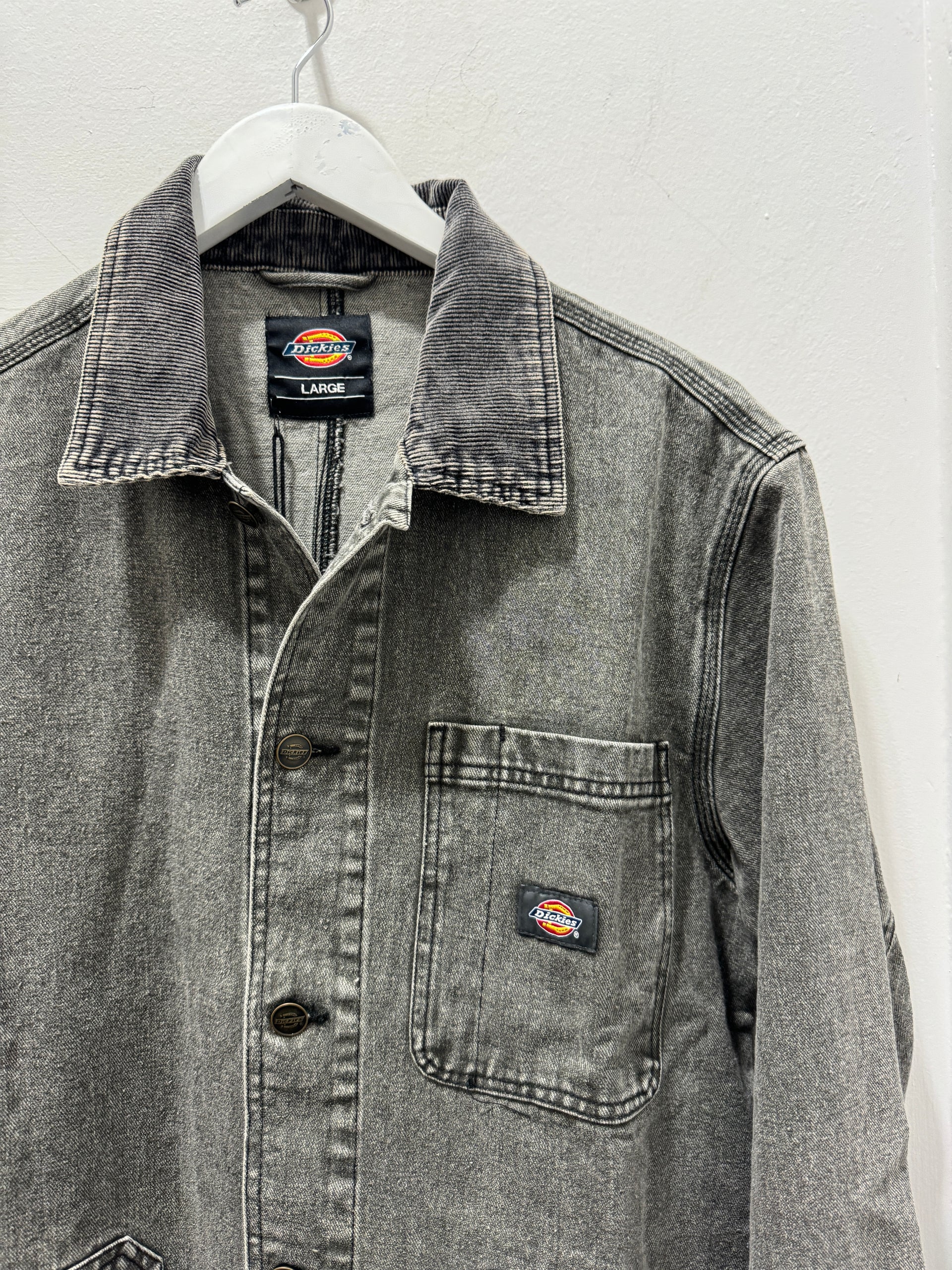 FAIR OAKS AGED DENIM JACKET STONE WASHED