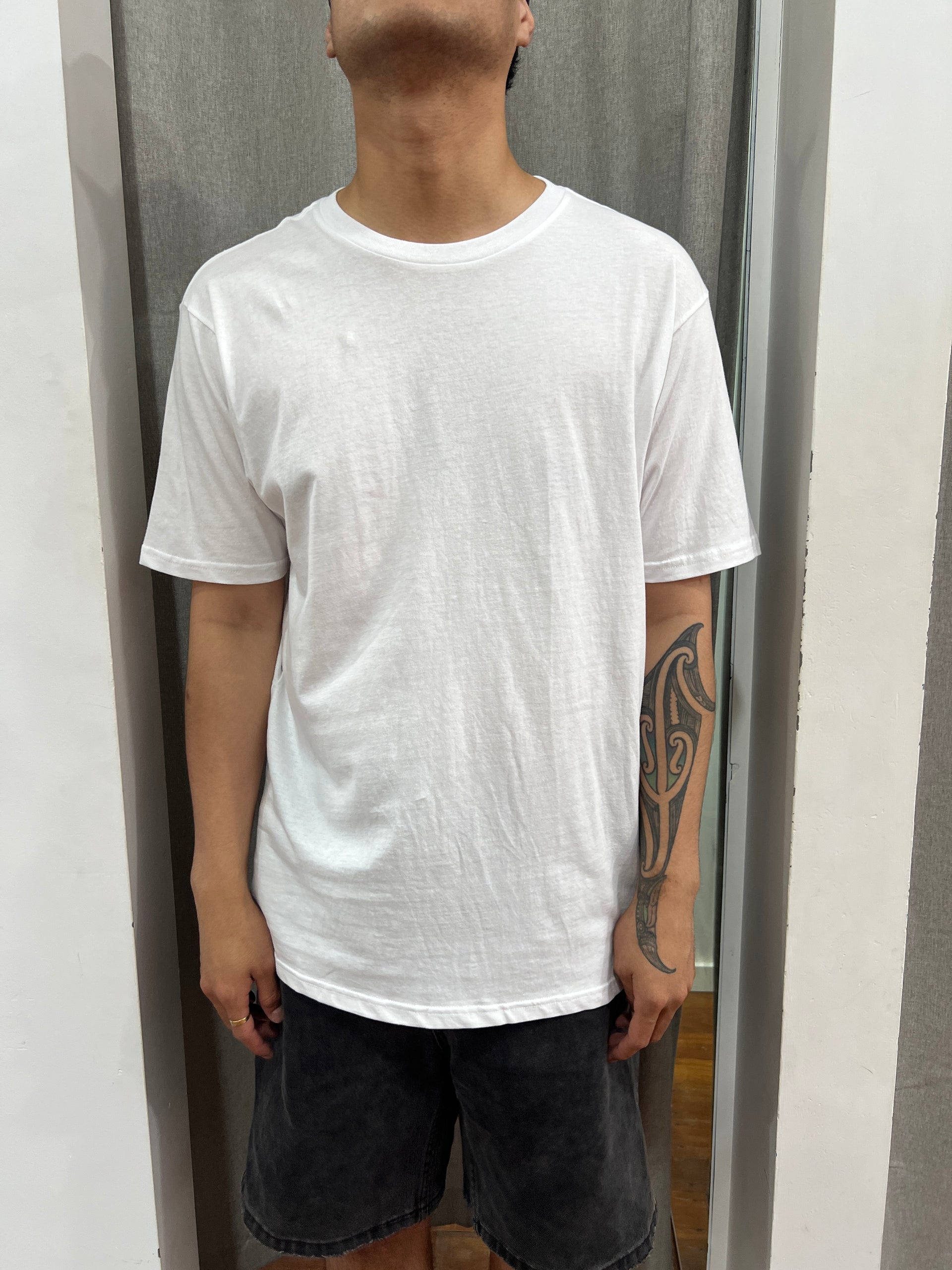 BASIC S/S TEE WHITE