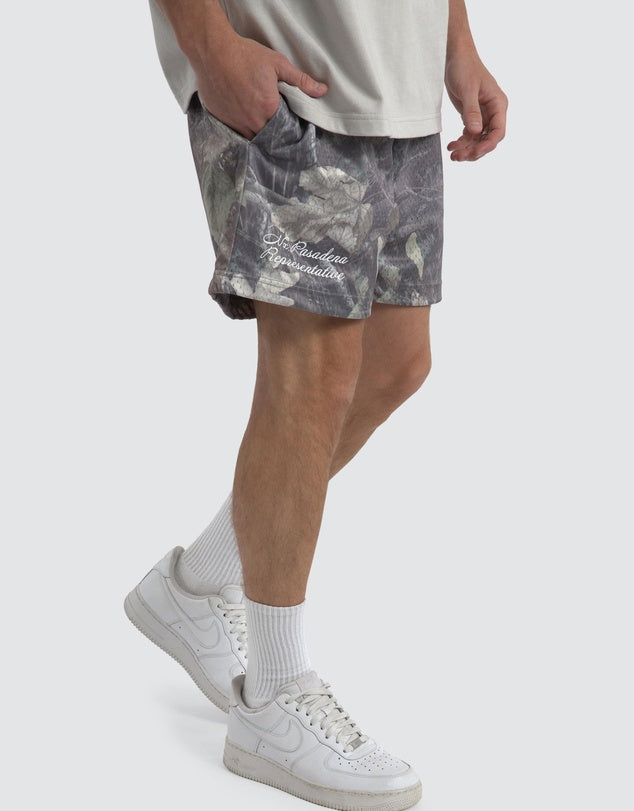 CARVED MESH TRACKSHORT CAMO