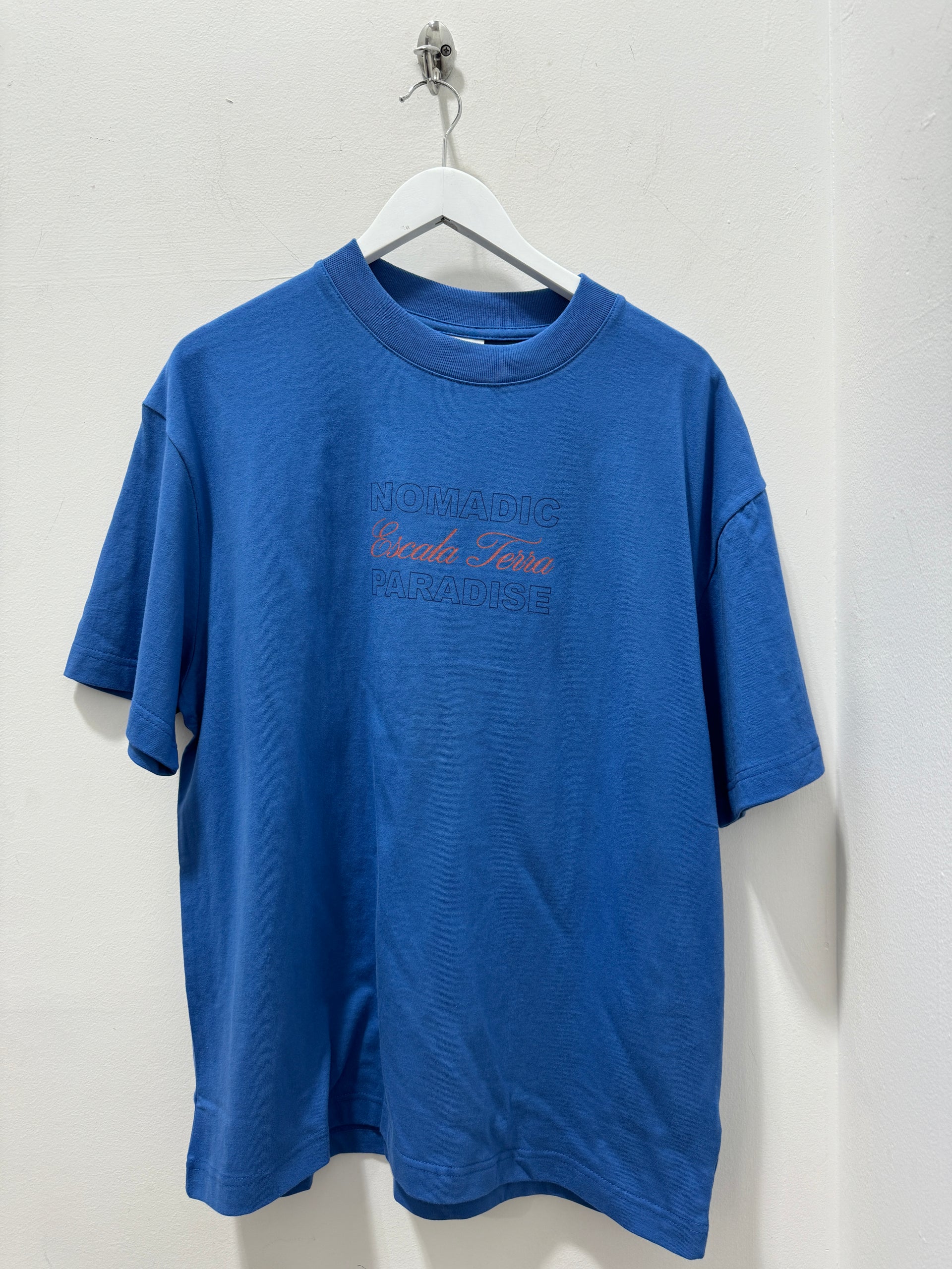 RESCUE STREET TEE GREECE BLUE