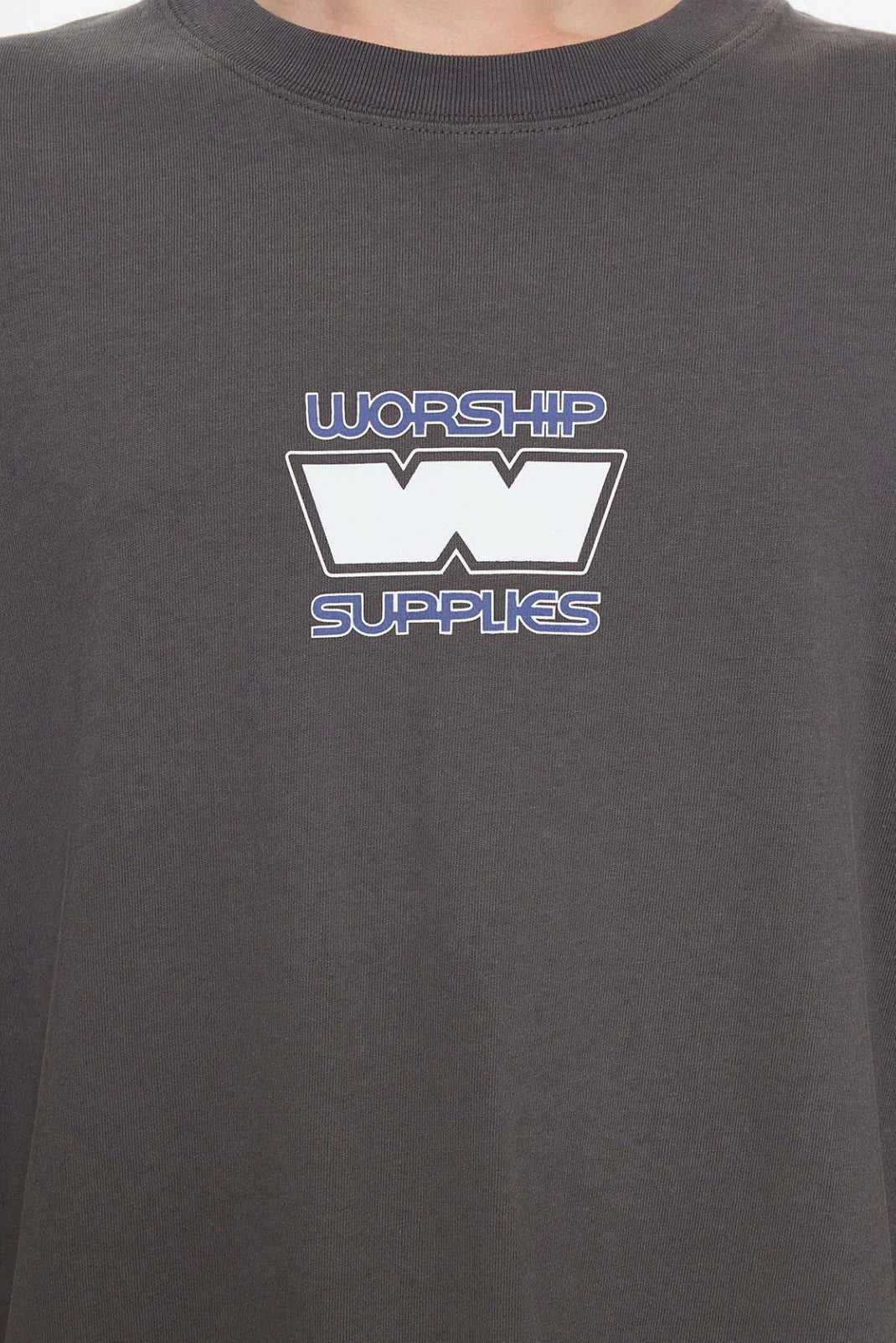 GRAND PRIX OVERSIZE TEE WORN BLACK