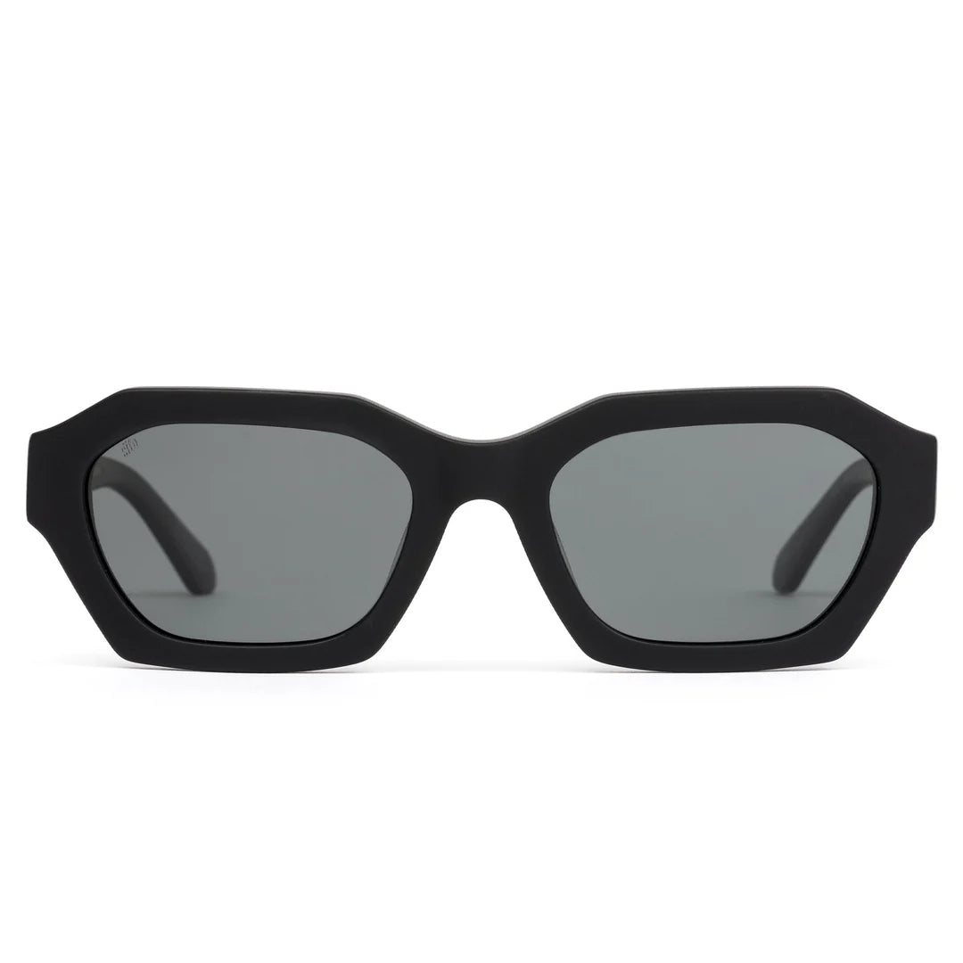 KINETIC SUNGLASSES MATTE BLACK/IRON GREY POLARISED