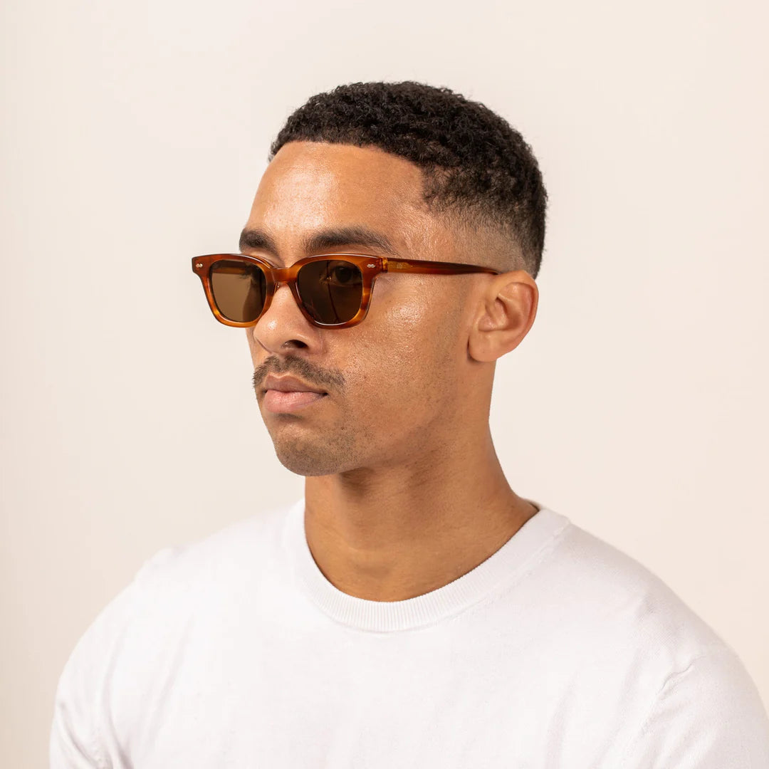 RYKER SUNGLASSES TANGELO/BROWN POLARISED