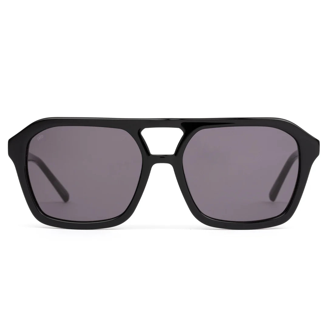 THE VOID SUNGLASSES BLACK/SMOKEY GREY