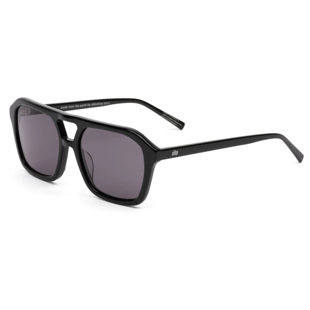 THE VOID SUNGLASSES BLACK/SMOKEY GREY