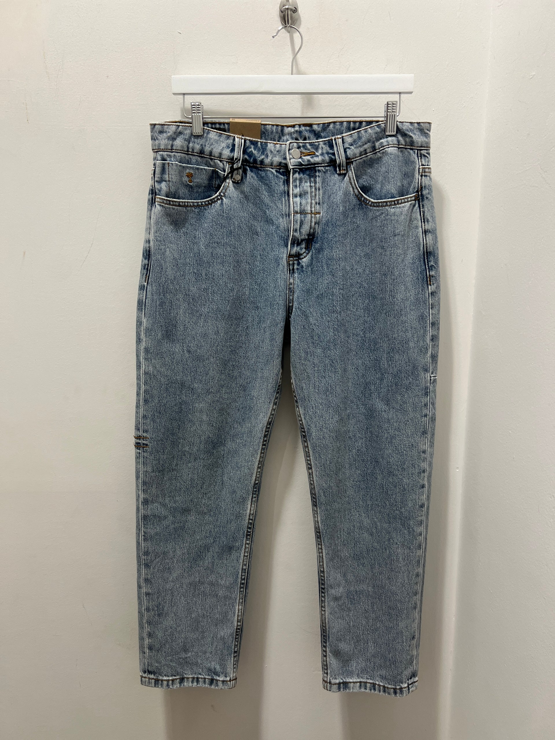 CHOPPED DENIM JEAN - GARAGE BLUE