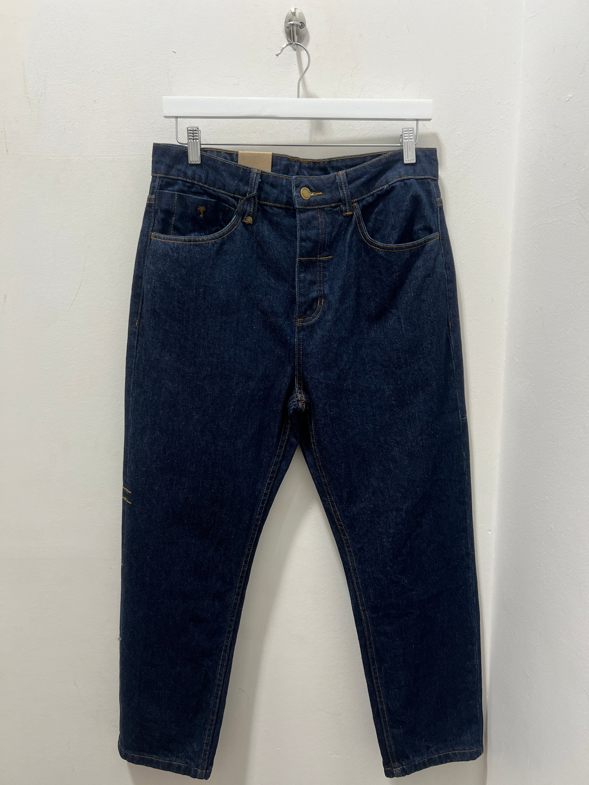 CHOPPED DENIM JEAN - RAW INDIGO