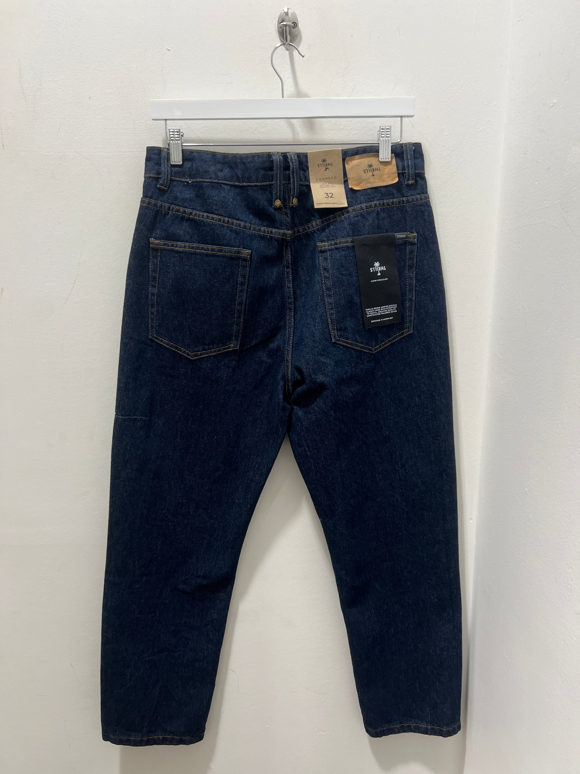 CHOPPED DENIM JEAN - RAW INDIGO