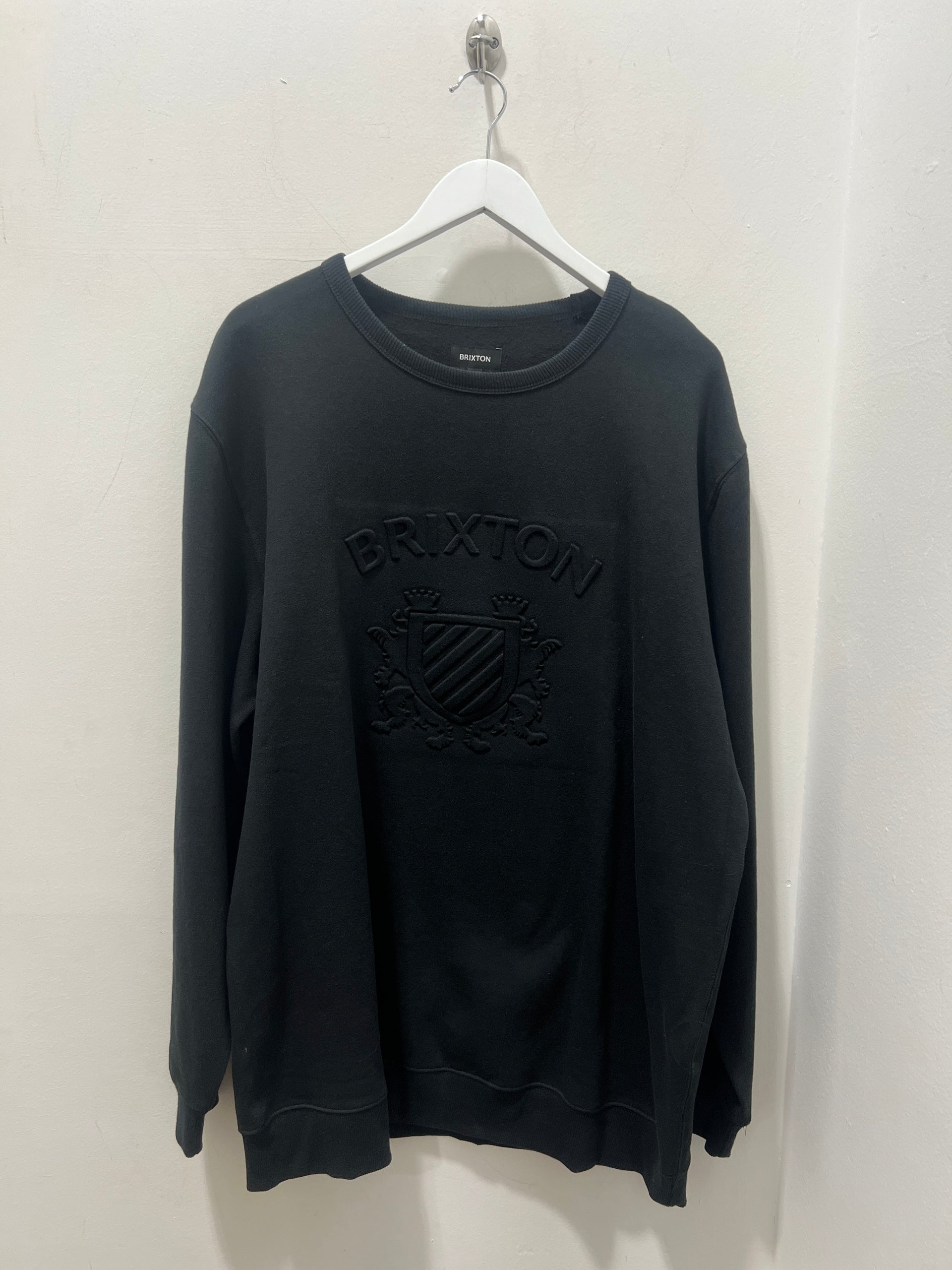 LION CREST CREW - BLACK