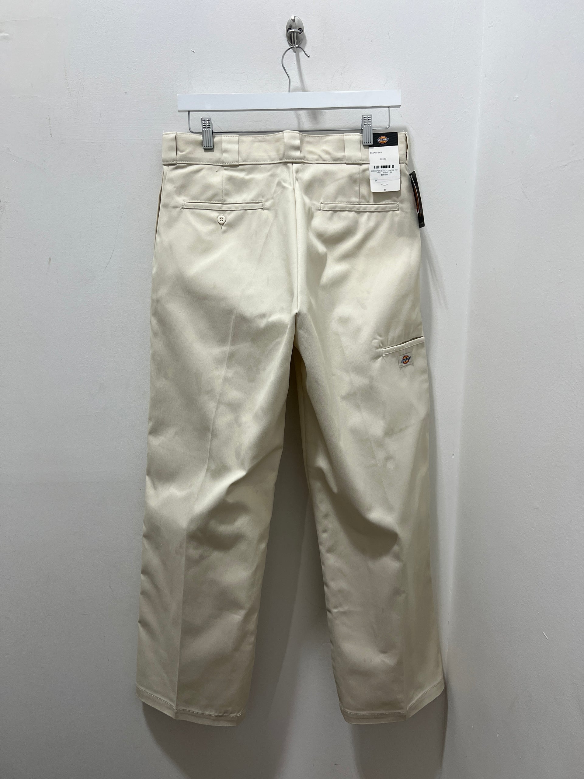 852 SUPER BAGGY LOOSE FIT PANT - BONE