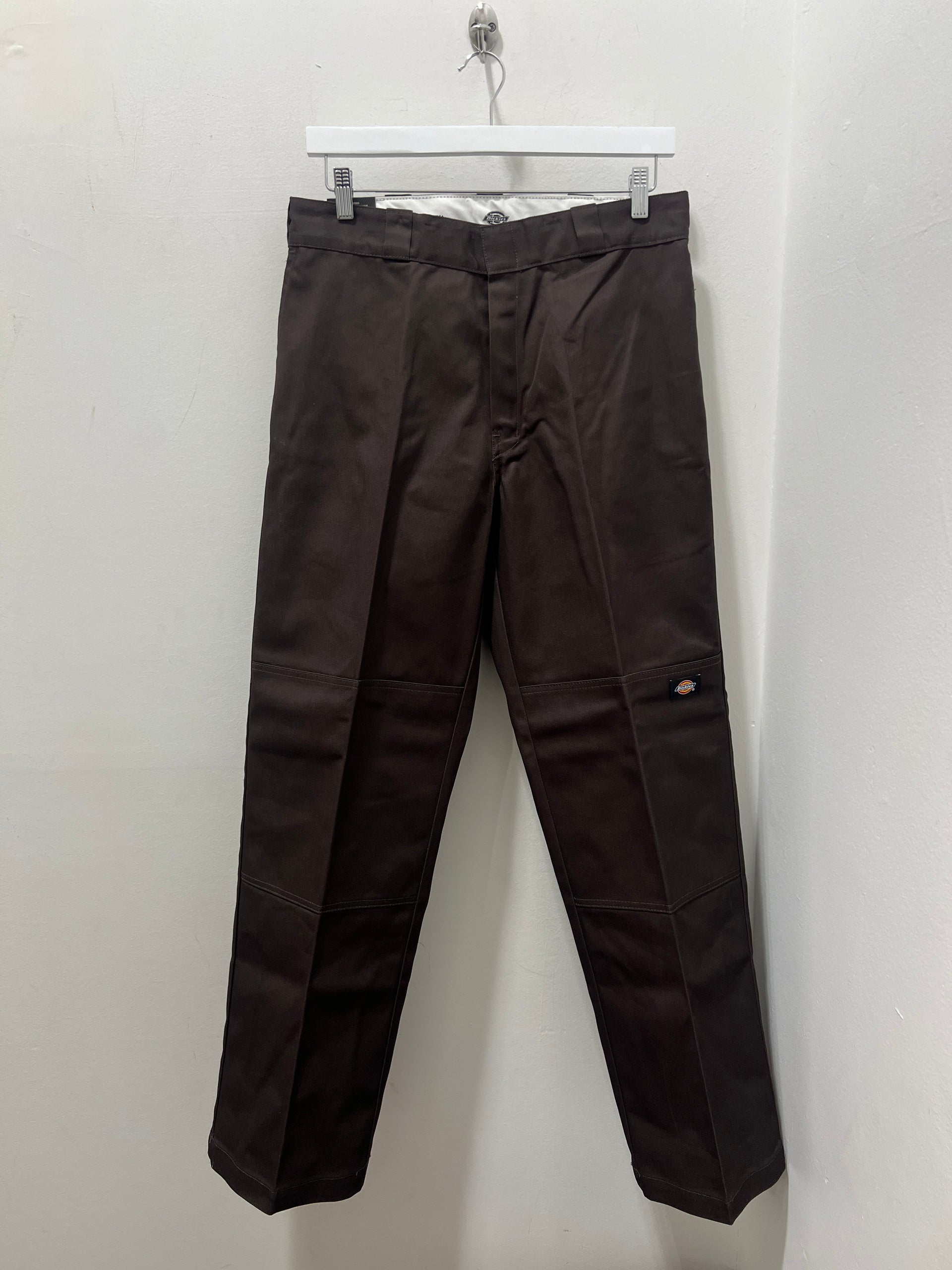 85-283 LOOSE FIT DOUBLE KNEE PANT - DARK BROWN