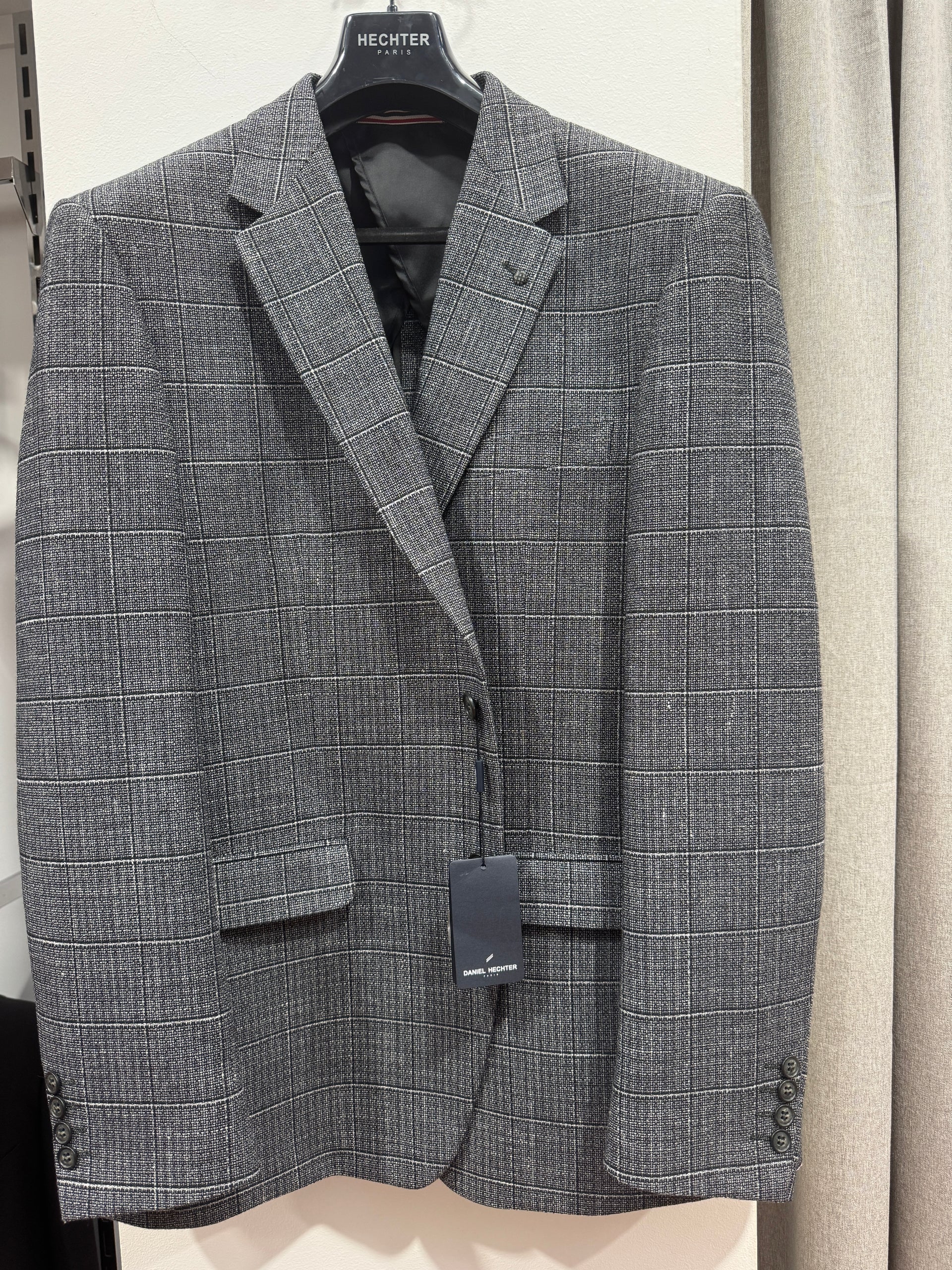 LUKE KNIT BLAZER - BLUE