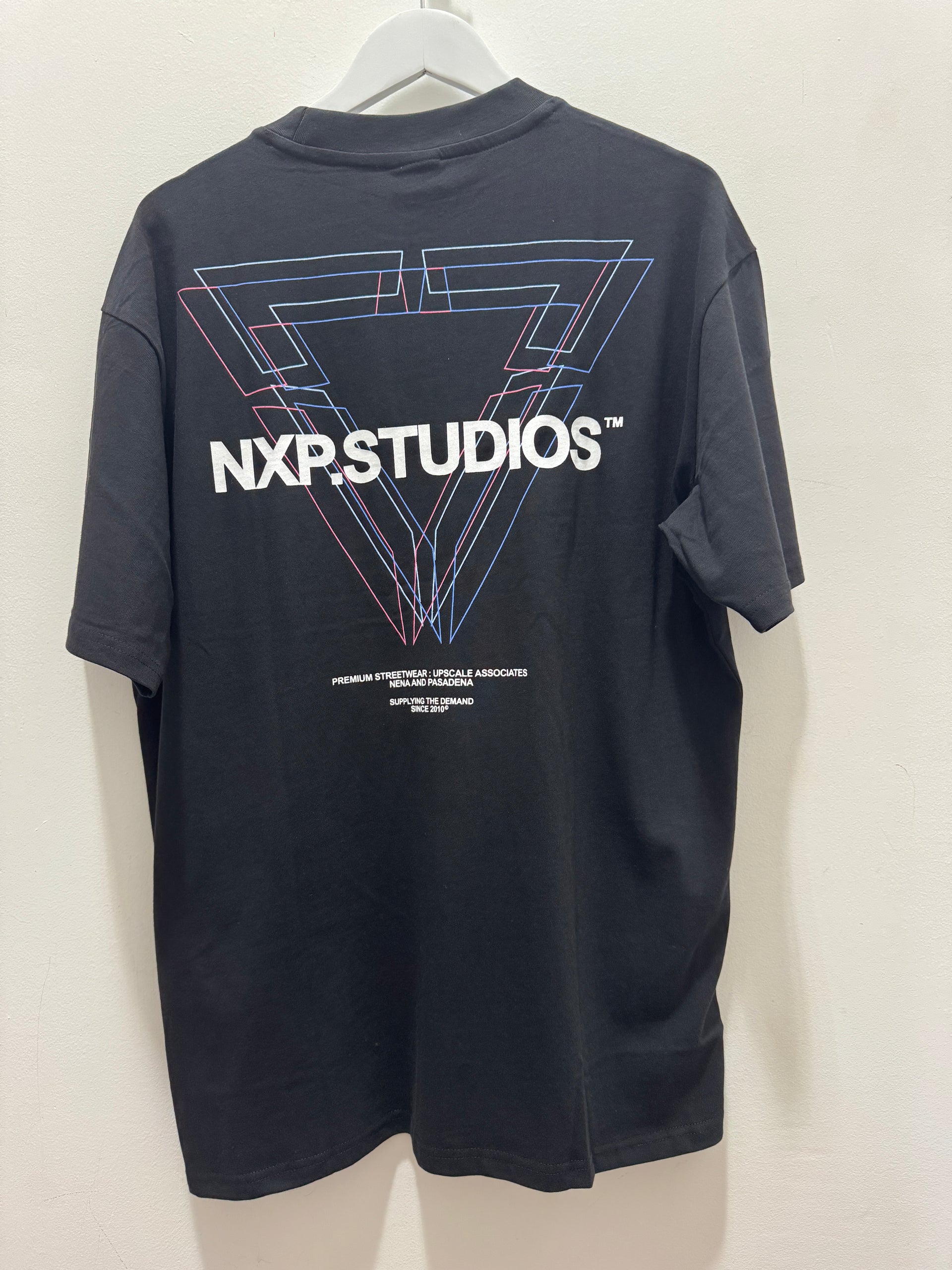 DAGGER BOX FIT TEE JET BLACK