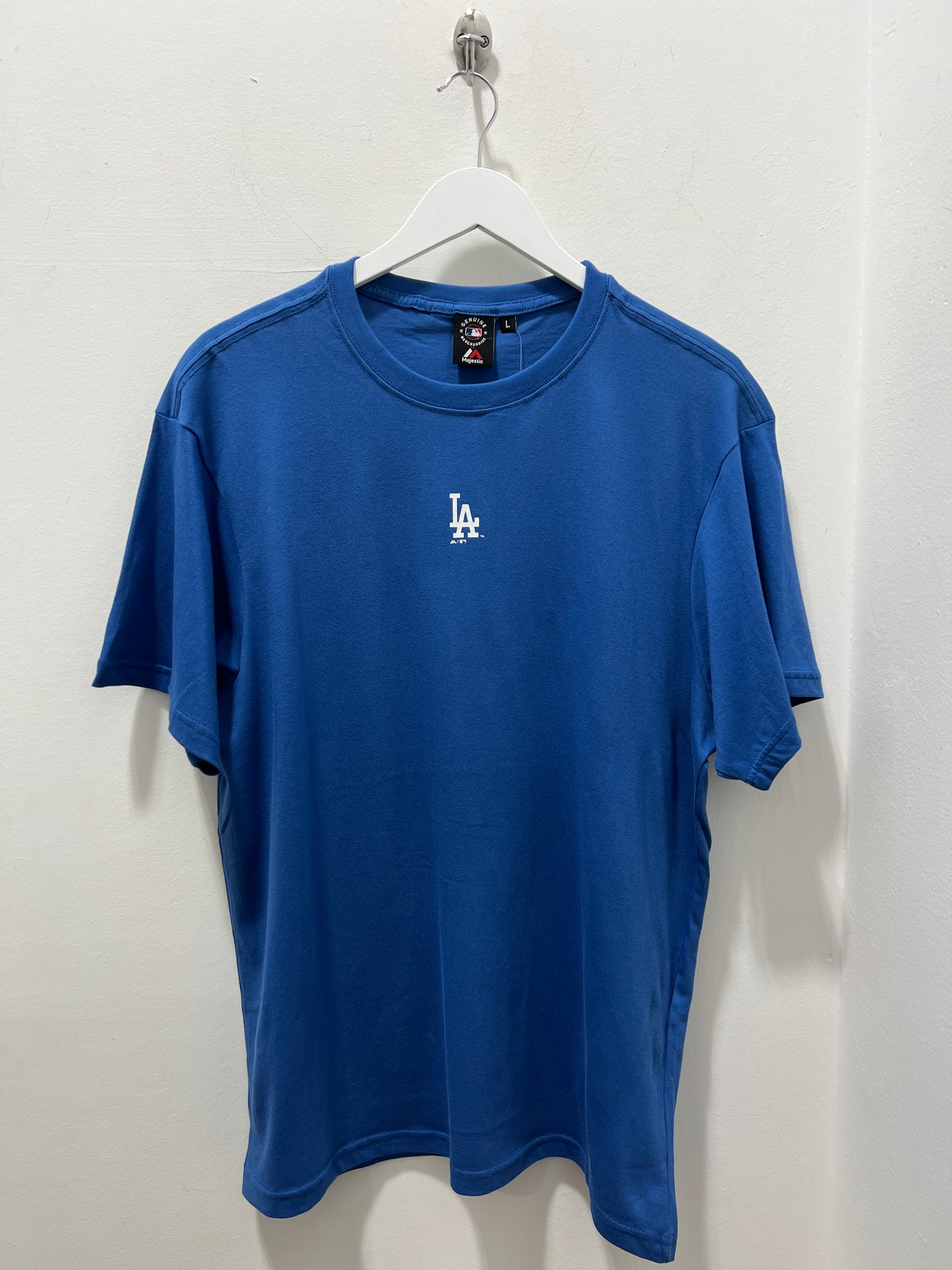 PRINTED BADGE TEE DODGERS CLASSIC BLUE