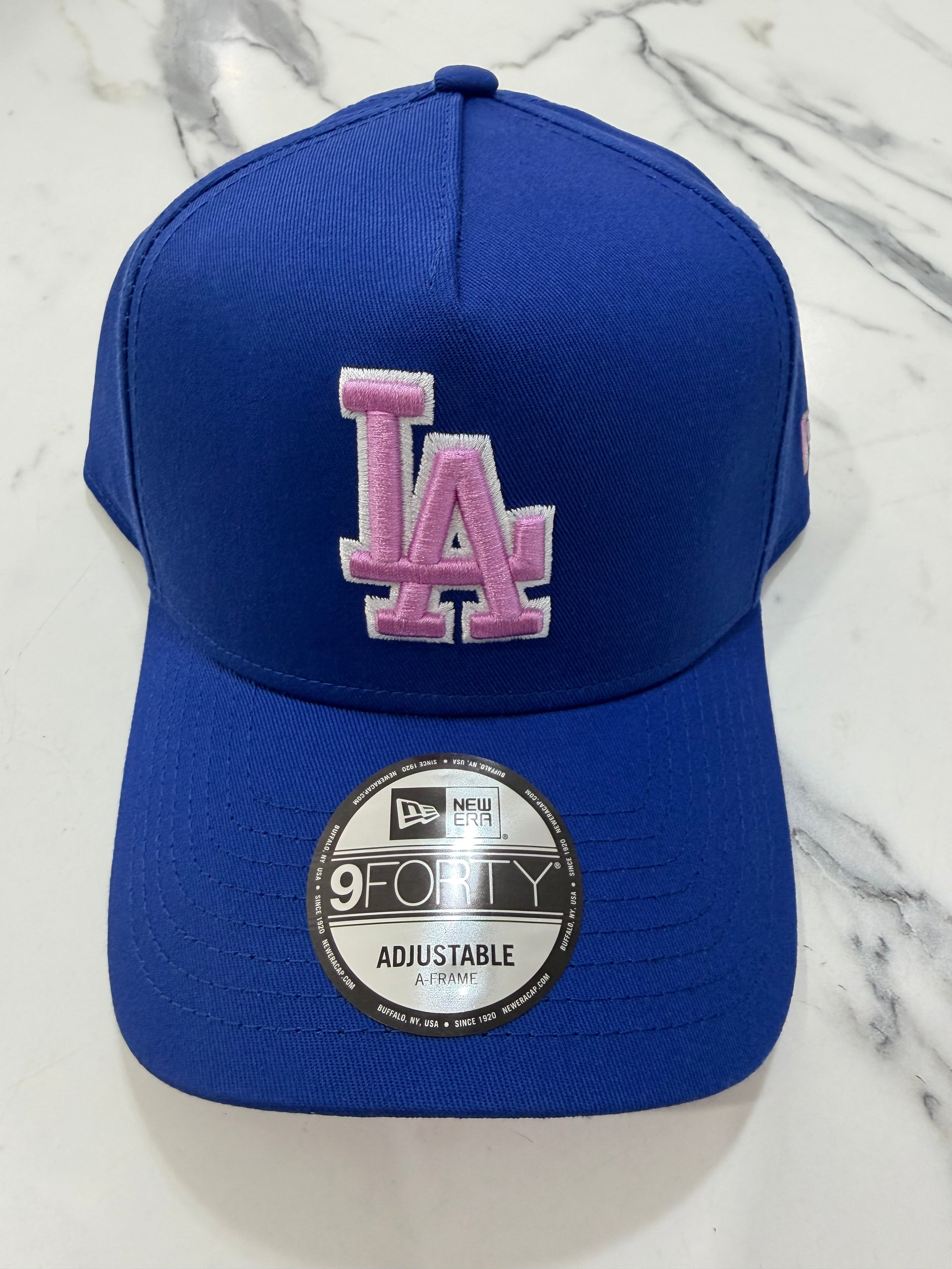 940AF CAP LA DODGERS MAJESTIC BLUE PINK UV