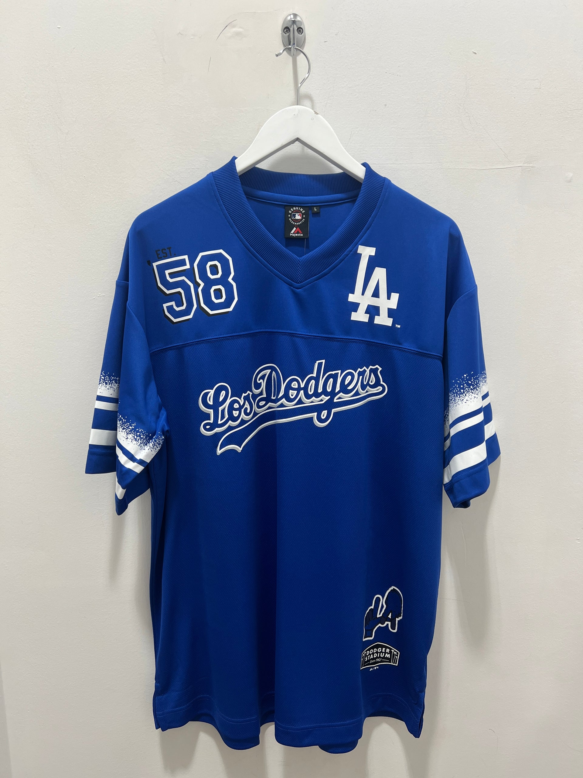 CITY CONNECT MESH OS TEE DODGERS COBALT