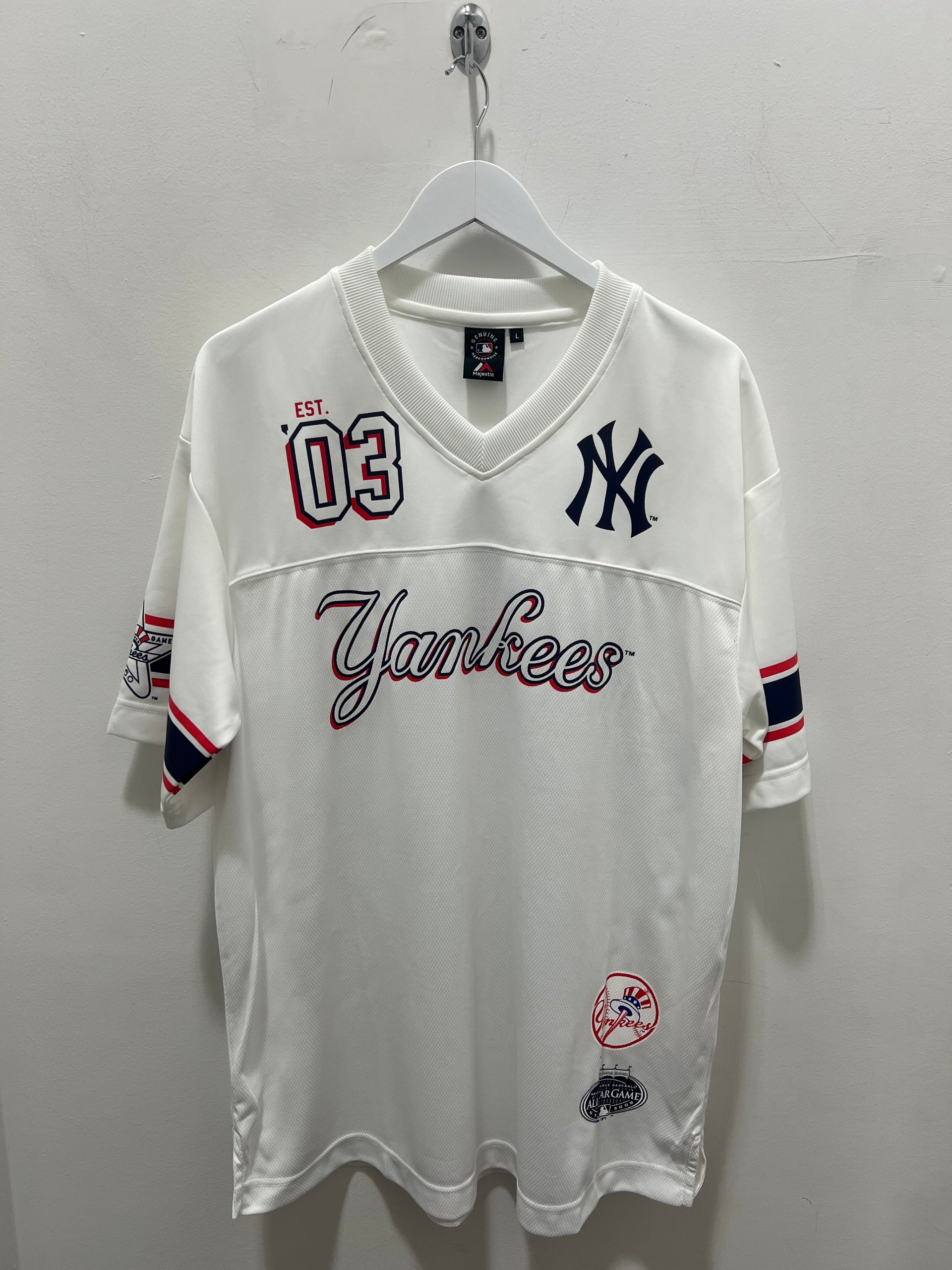 CITY CONNECT MESH OS TEE YANKEES WHITE