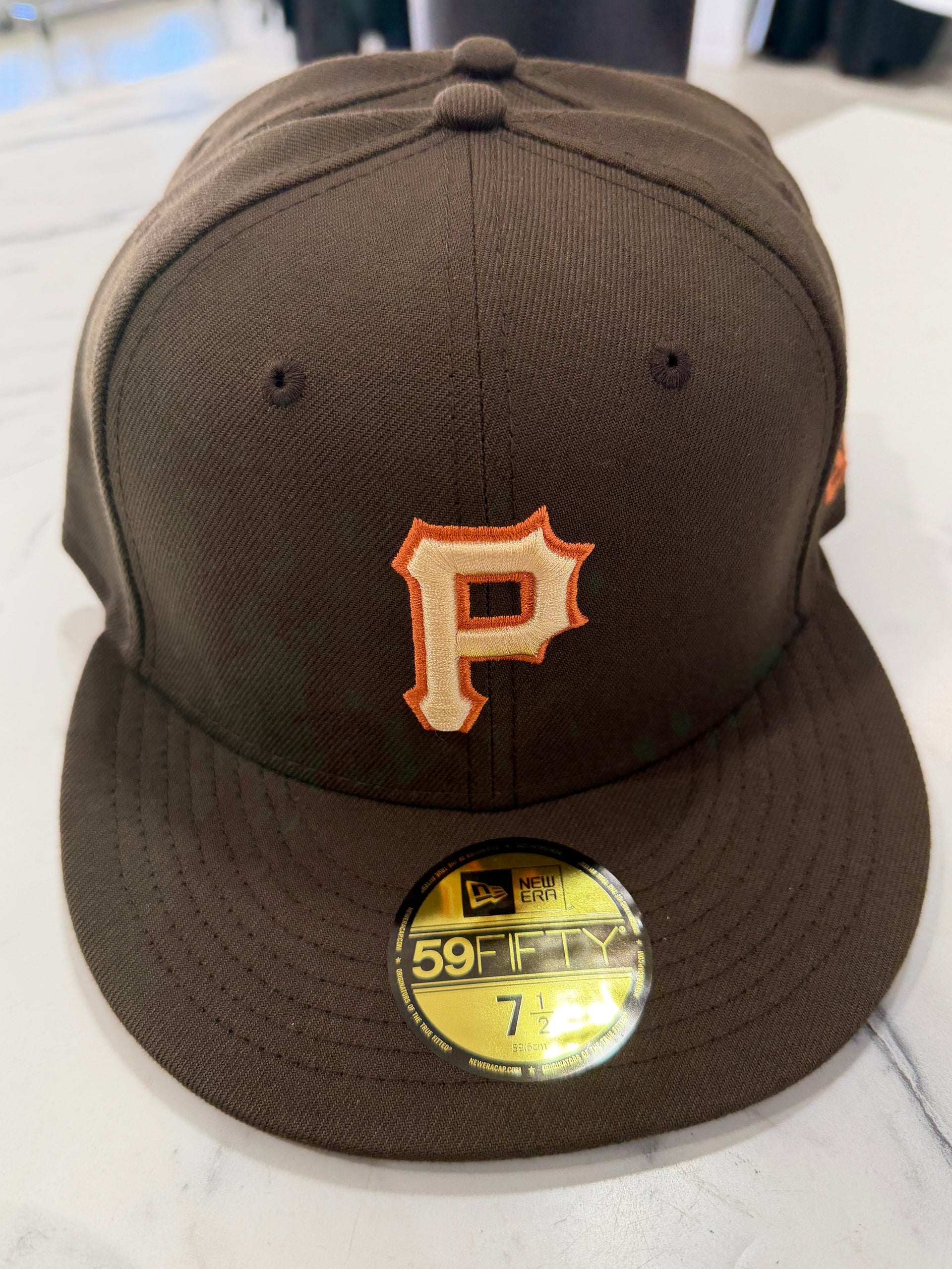 EXCLUSIVE 5950 PITTSBURGH PIRATES CAP WALNUT